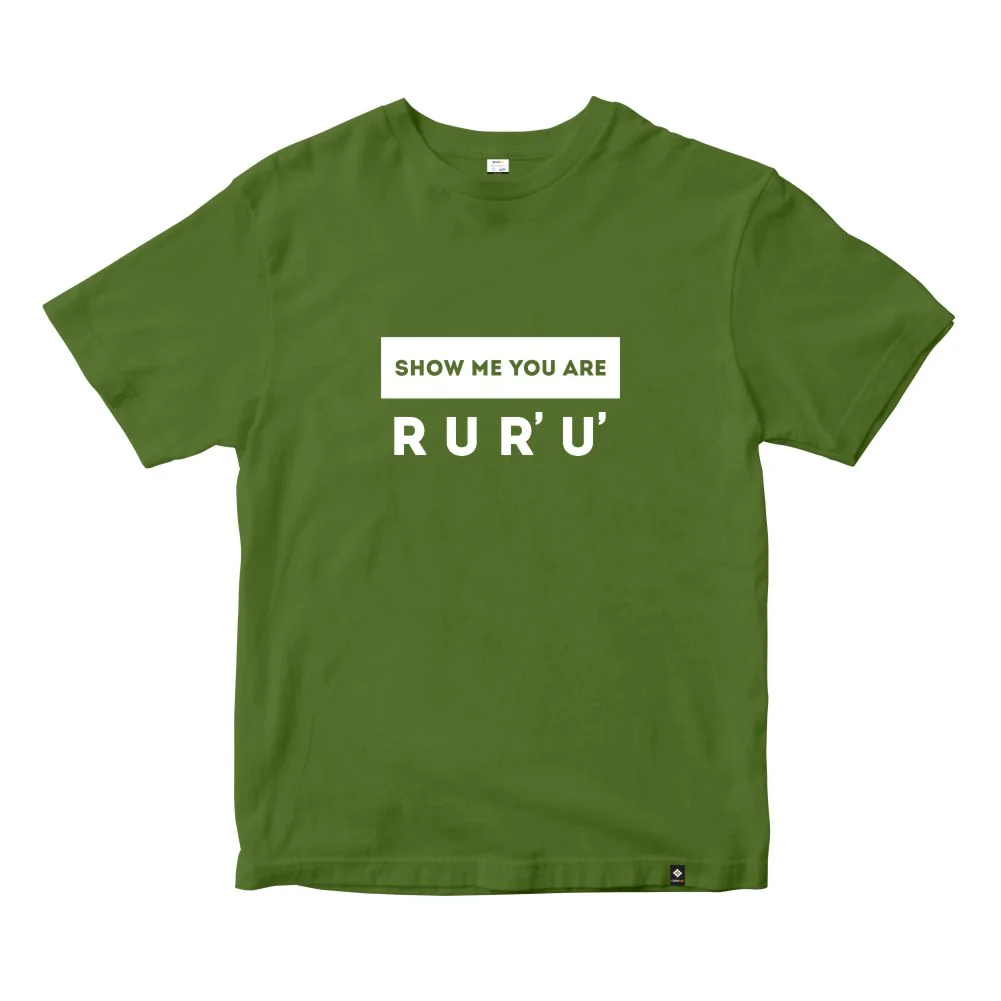 CubeInk R U R' U' Speedcuber T-Shirt - Image 3