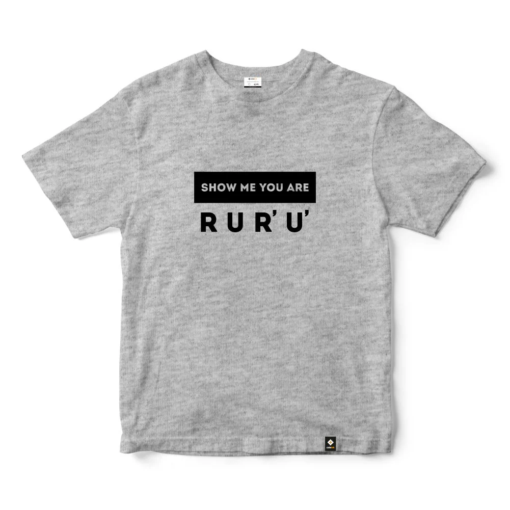 CubeInk R U R' U' Speedcuber T-Shirt - Image 4