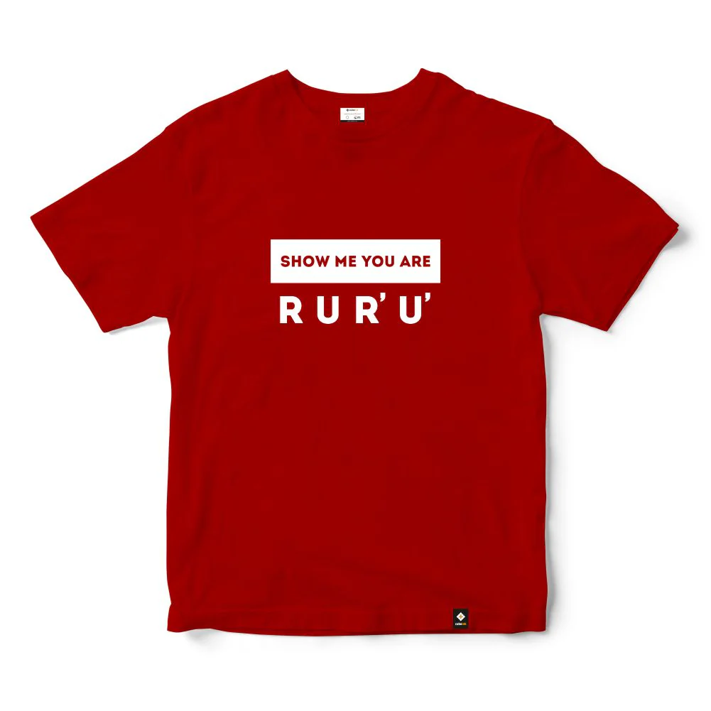 CubeInk R U R' U' Speedcuber T-Shirt - Image 6