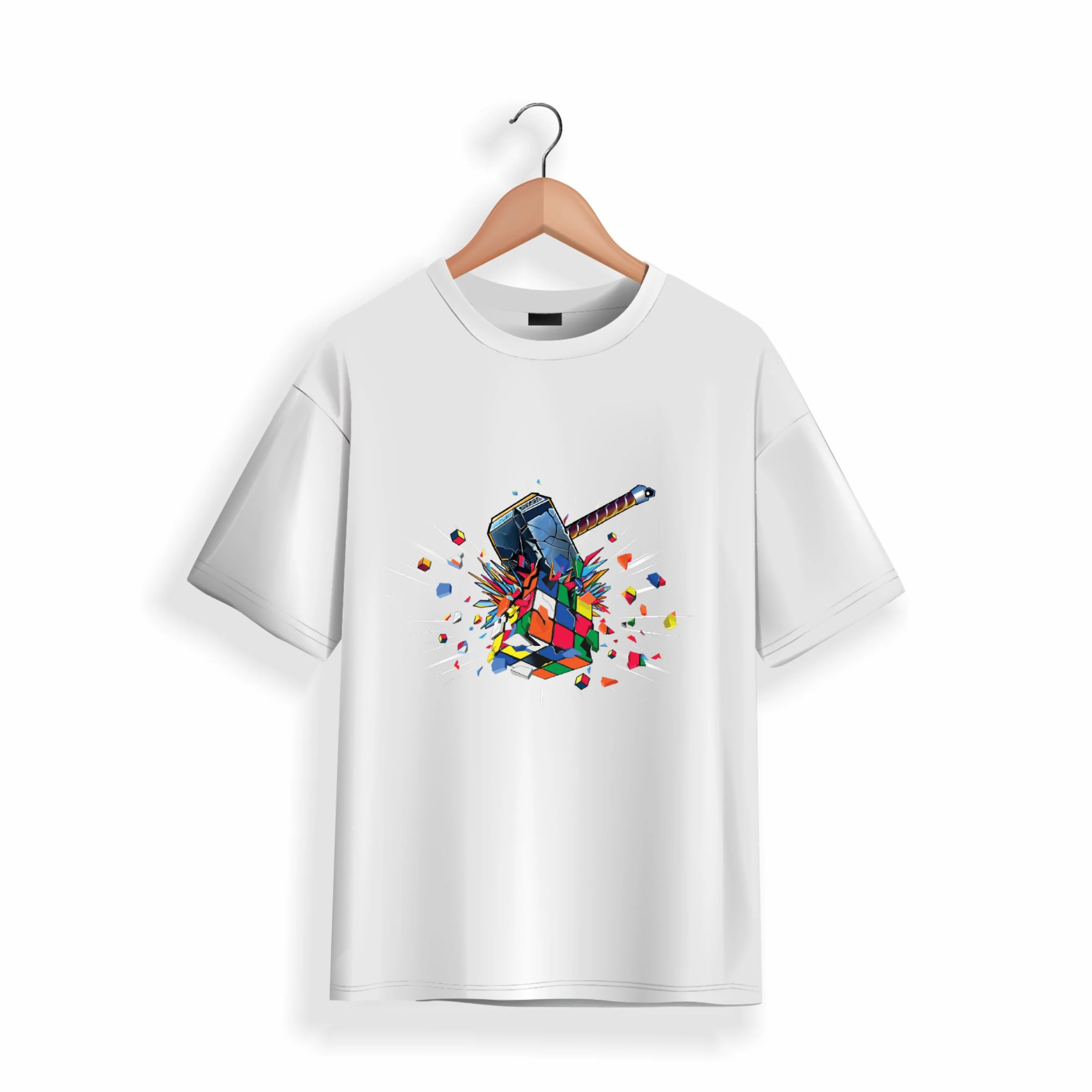 CubeInk Smashed Cube T-Shirt - Image 5