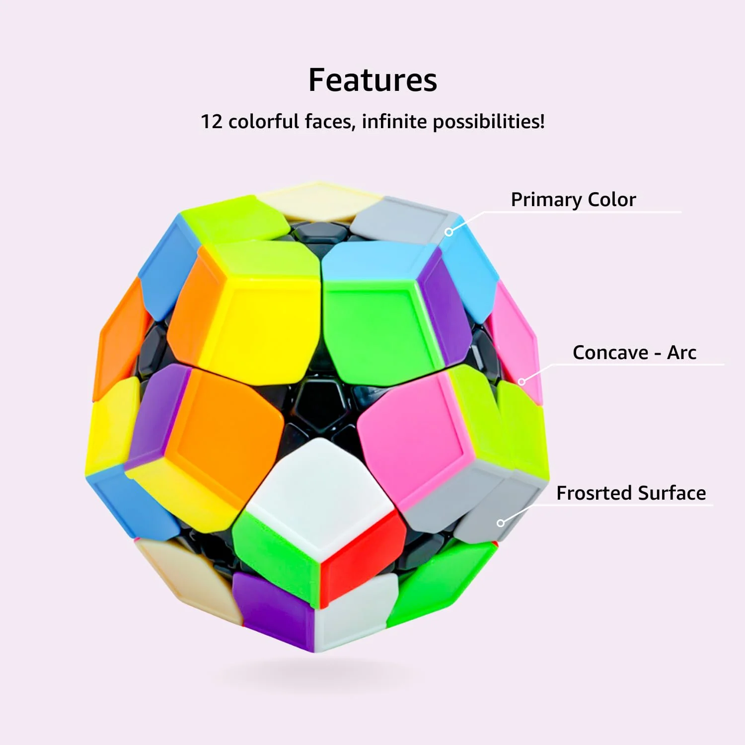 Cubelelo Drift 2x2 Megaminx & 3x3 Megaminx Puzzle Cube Combo - Image 4