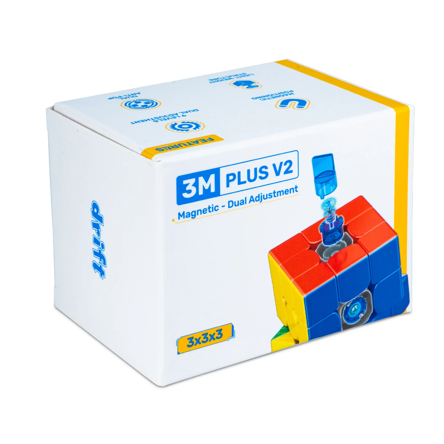 Drift 3M PLUS v2 3x3 (Magnetic) Speed Cube | Inspired by RS3M v5 - Image 7