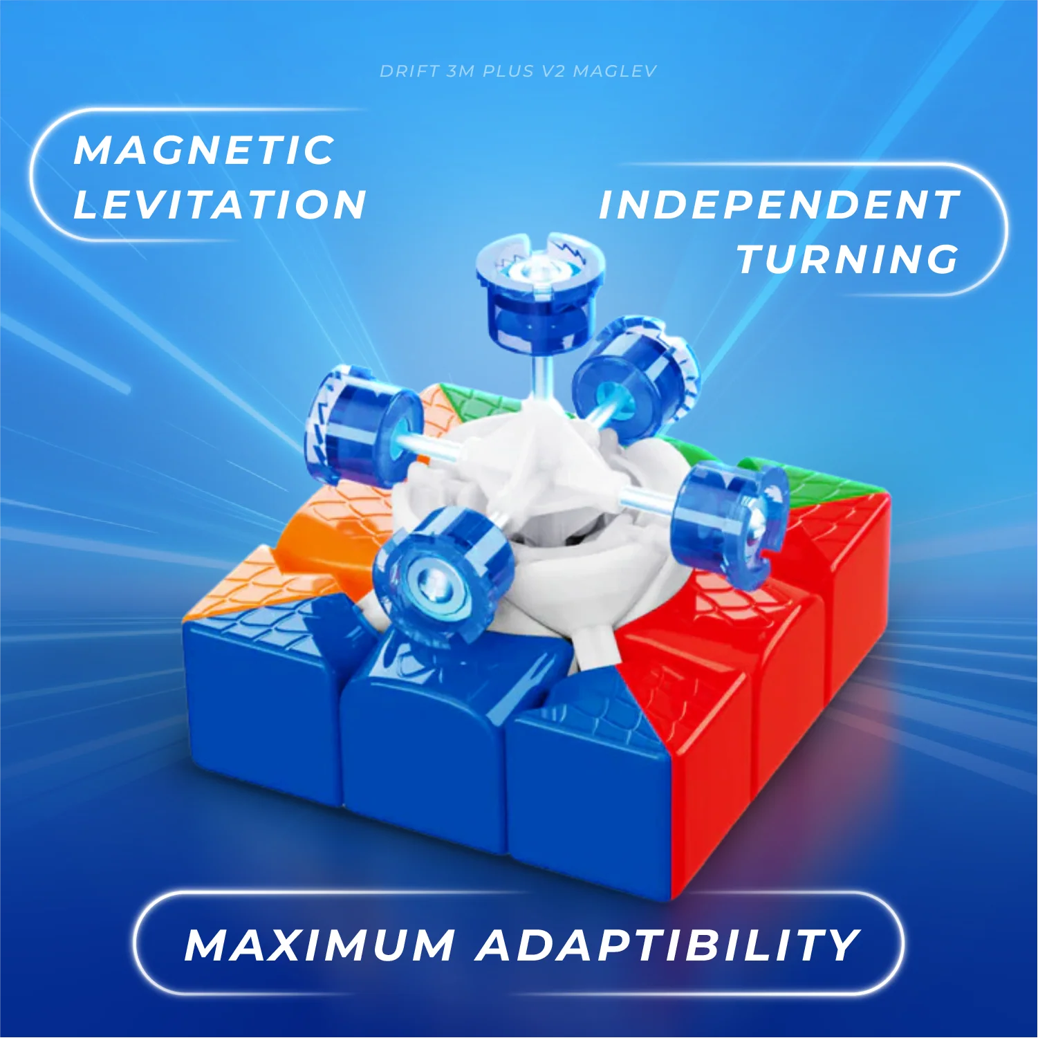 Drift 3M PLUS v2 3x3 (Magnetic) Speed Cube | Inspired by RS3M v5 - Image 9