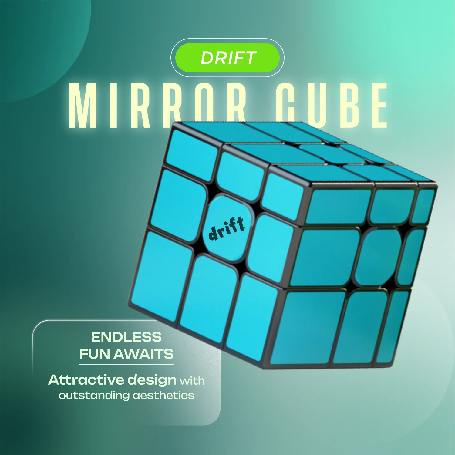 Drift 3x3 Mirror M Tiled (Magnetic) - Image 2