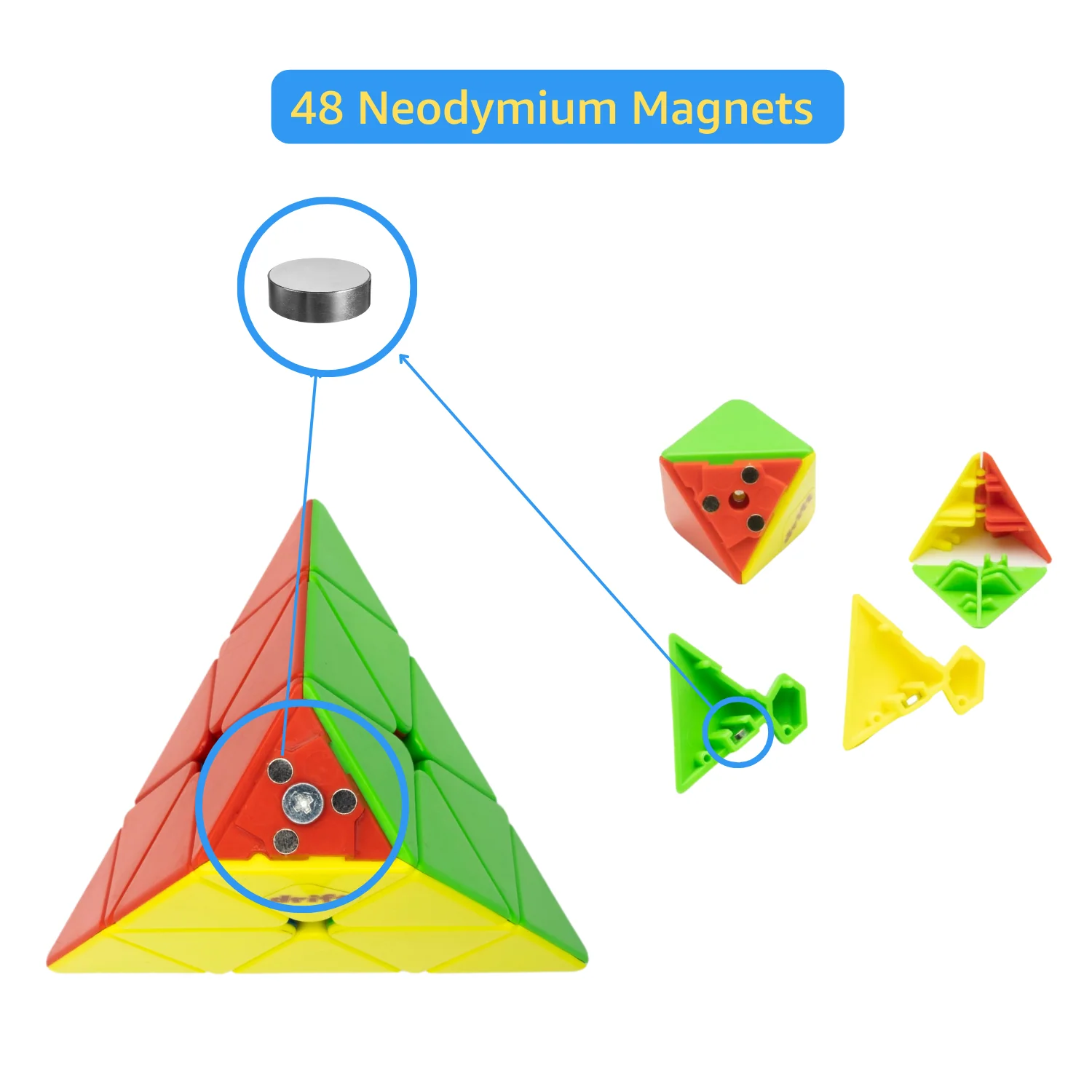Drift Pyraminx M (Magnetic) BYOB - Image 3