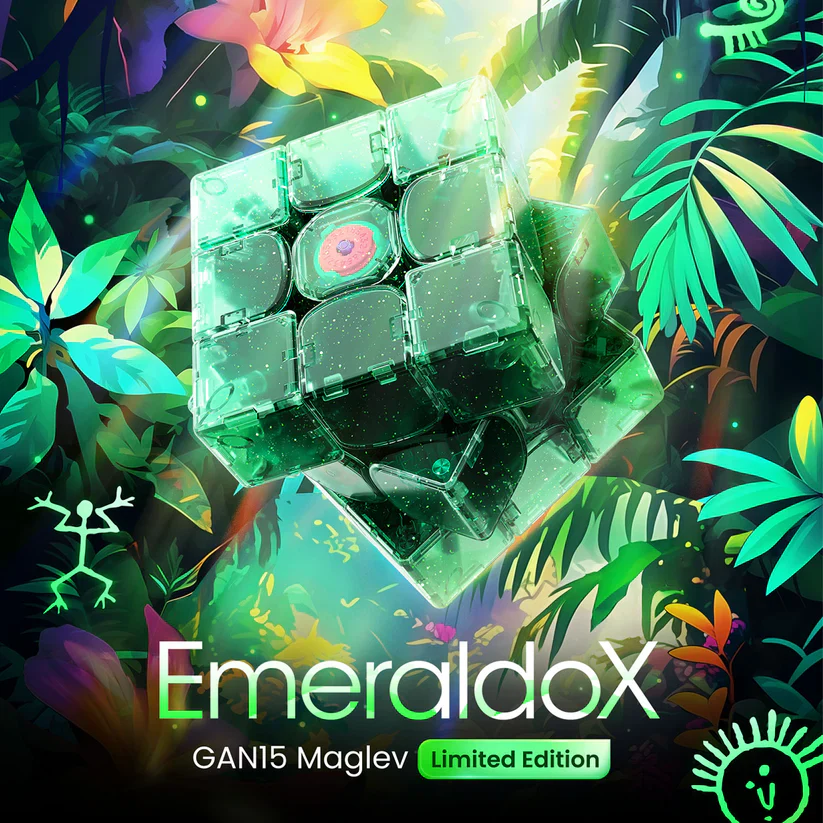 GAN 15 MagLev EmeraldoX 3x3 (Limited Edition)