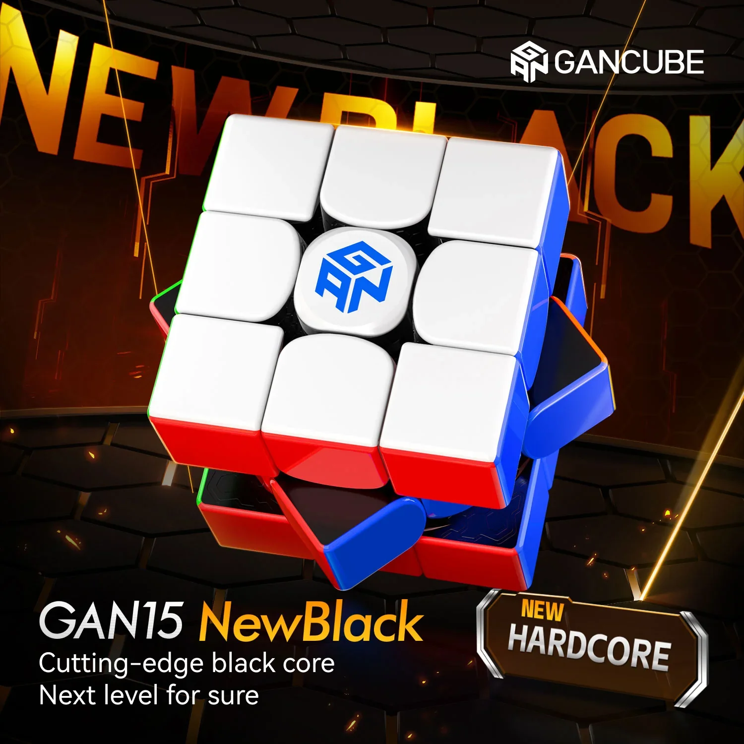 GAN 15 UV New Black Edition 3x3 (Magnetic) - Image 3