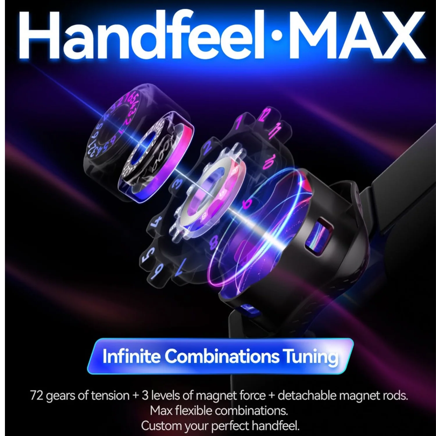 GAN 16 3x3 Max (Magnetic, MagLev, Core Magnets, UV Coated) - Image 3