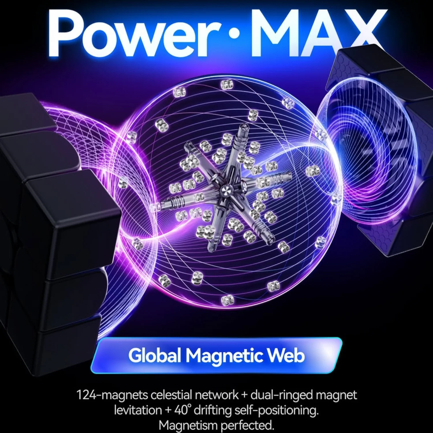 GAN 16 3x3 Max (Magnetic, MagLev, Core Magnets, UV Coated) - Image 4