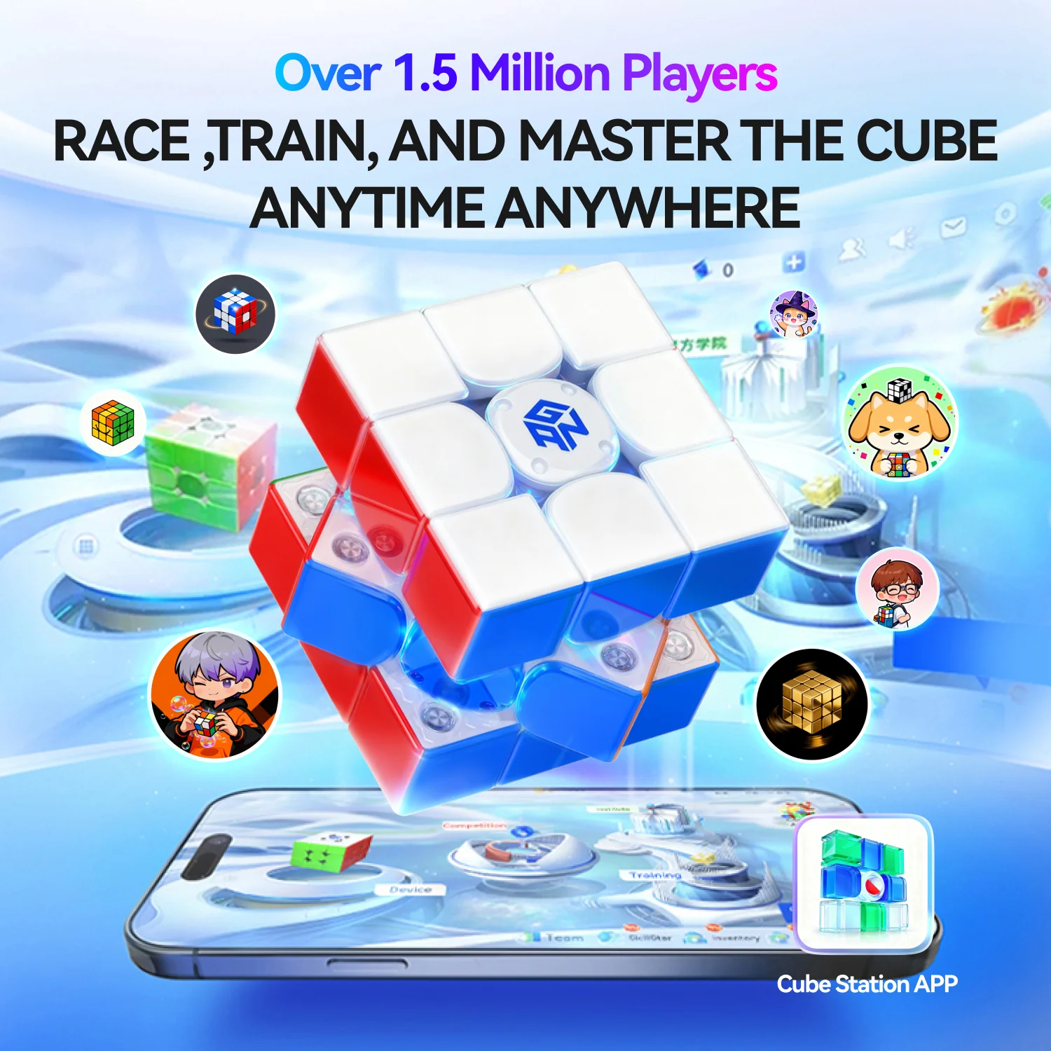 GAN i4 Smart Cube 3x3 (Magnetic) - Image 15