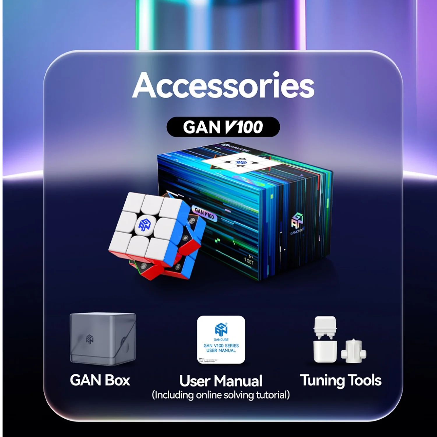 GAN V100 3x3 (Magnetic, MagLev, Core Magnets) - Image 16