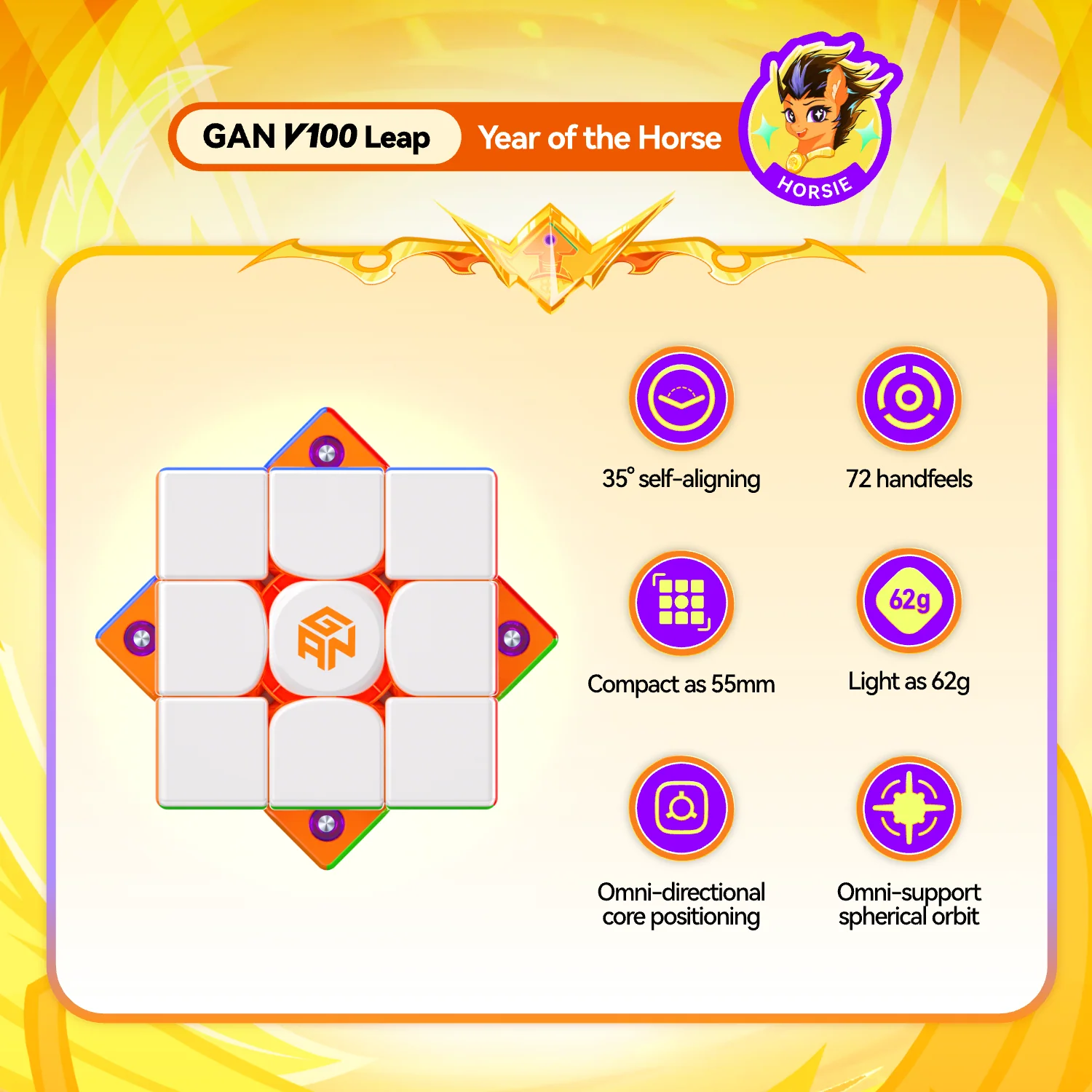 GAN V100 Leap 3x3 (Year of Horse Edition) - Image 2