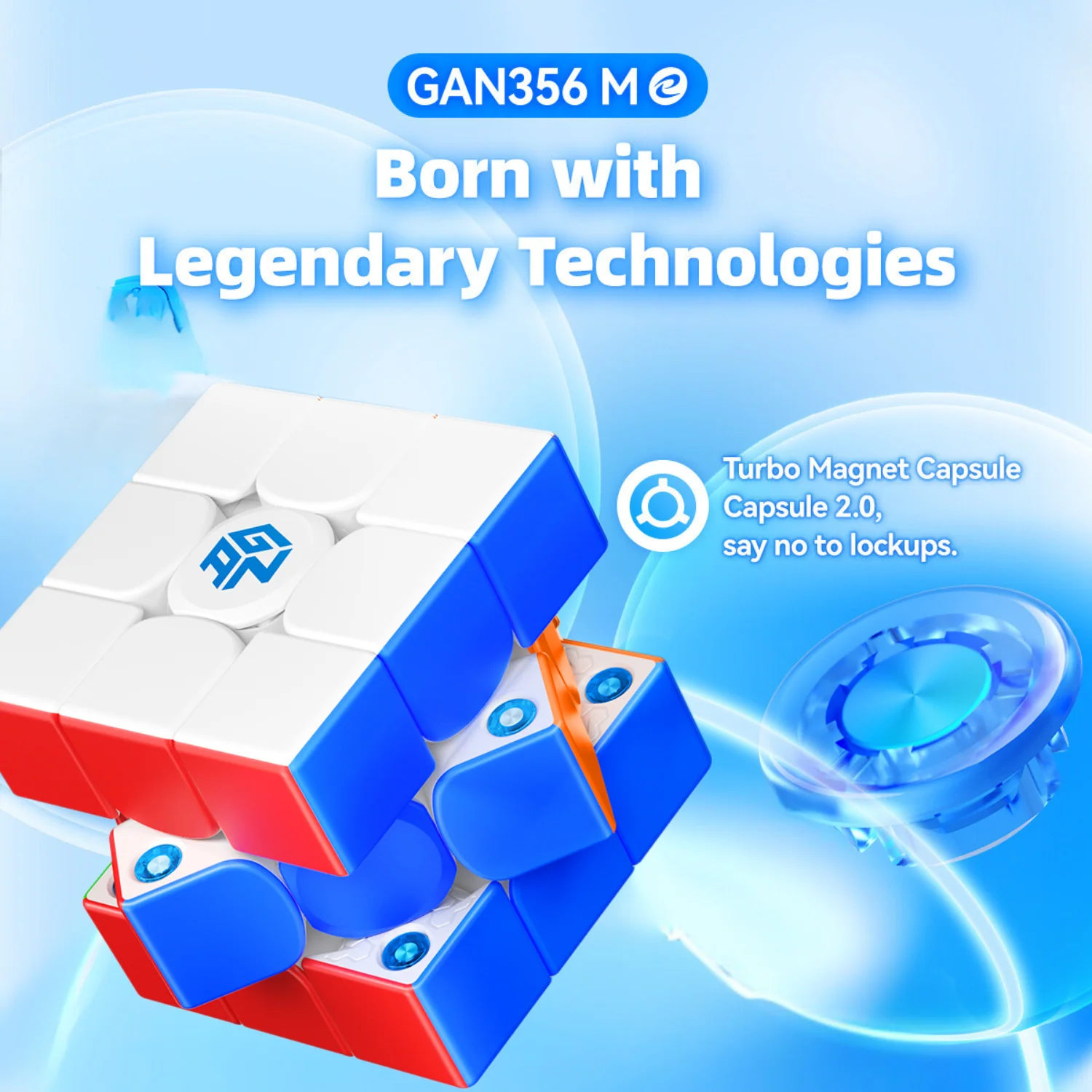 GAN 356 M E v2 3x3 Frosted - Image 2