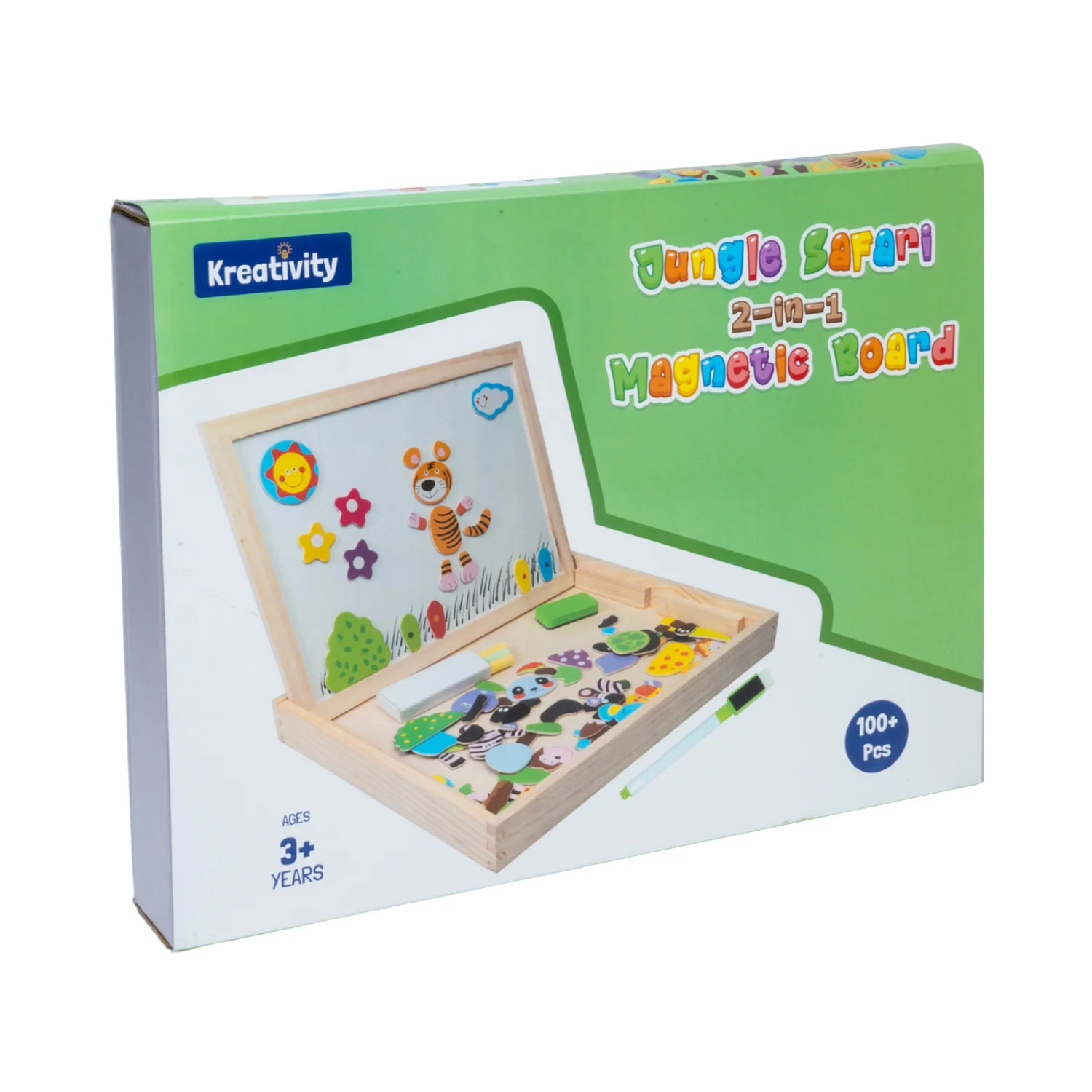 Jungle Safari 2-in-1 Magnetic Board Game - Image 8