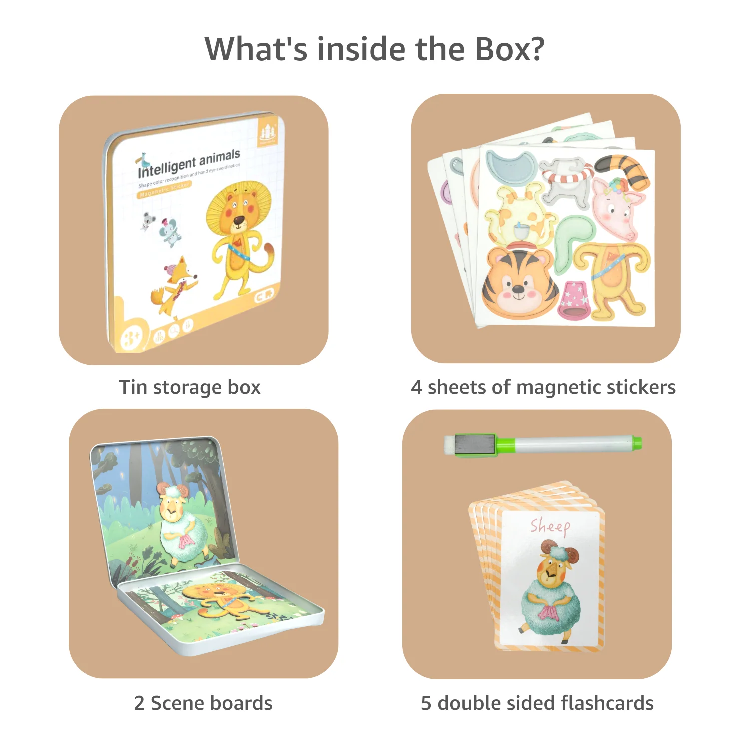 Montessori Fun Magnetic Sticker Game - Image 11