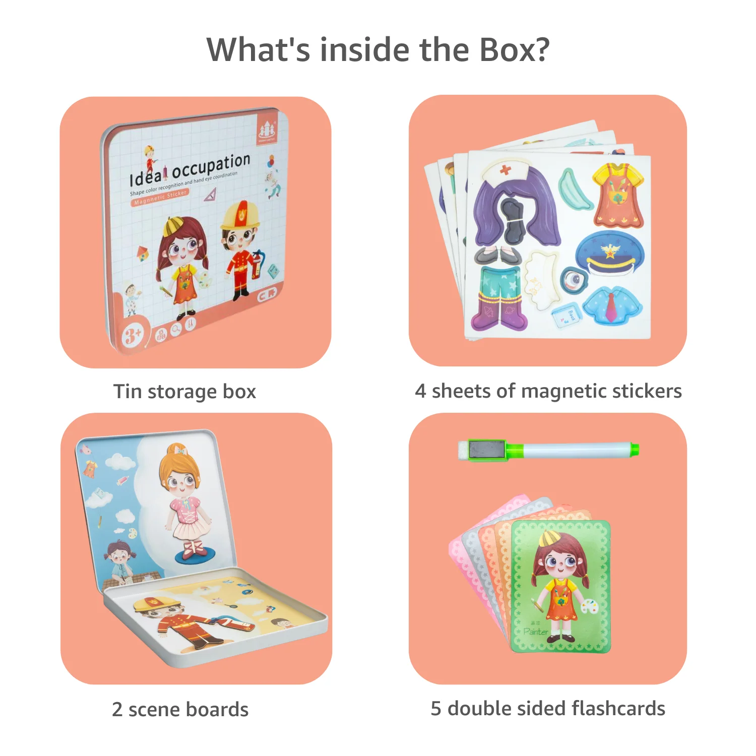 Montessori Fun Magnetic Sticker Game - Image 14