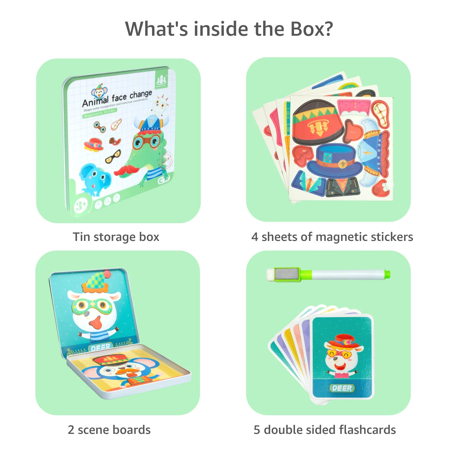 Montessori Fun Magnetic Sticker Game - Image 17