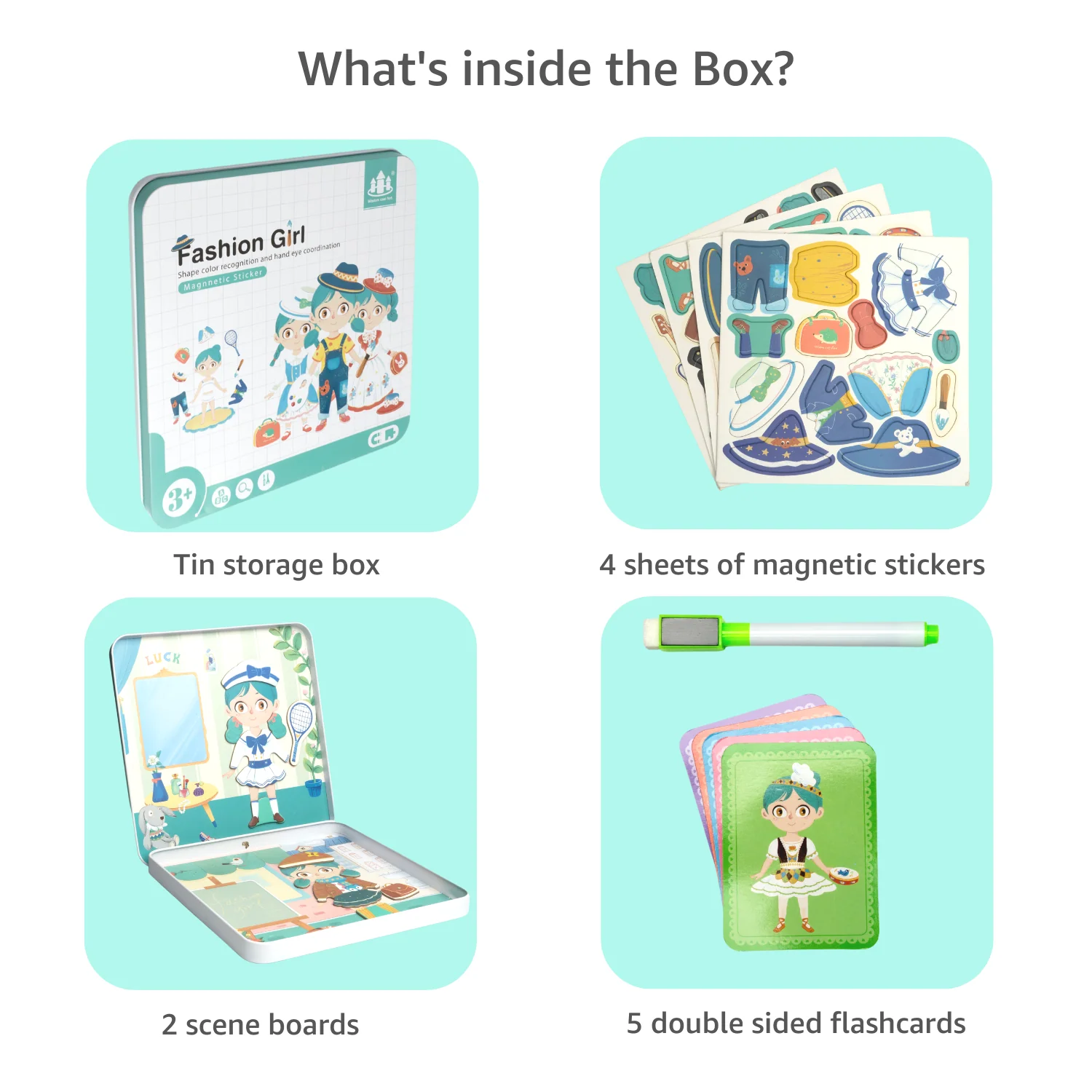 Montessori Fun Magnetic Sticker Game - Image 20
