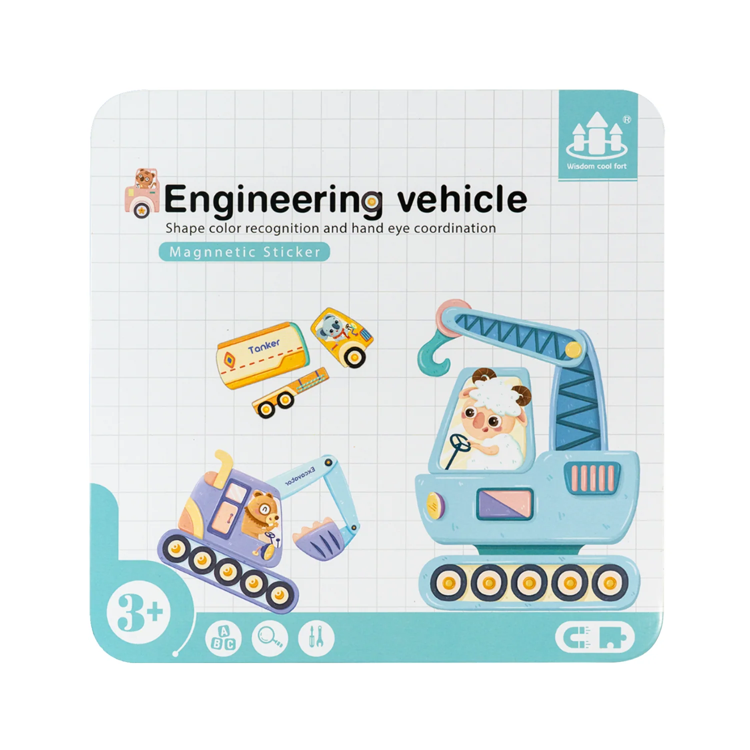 Montessori Fun Magnetic Sticker Game - Image 22