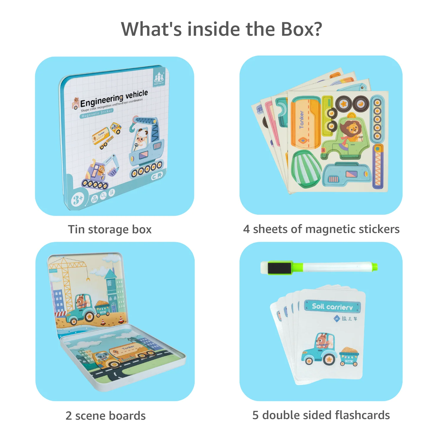 Montessori Fun Magnetic Sticker Game - Image 23