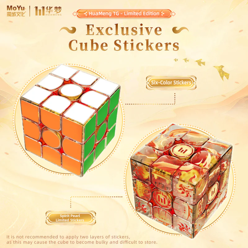 MoYu HuaMeng TG 3x3 (Magnetic, Ball-Core, MagLev, UV Coated) - Limited Edition - Image 5