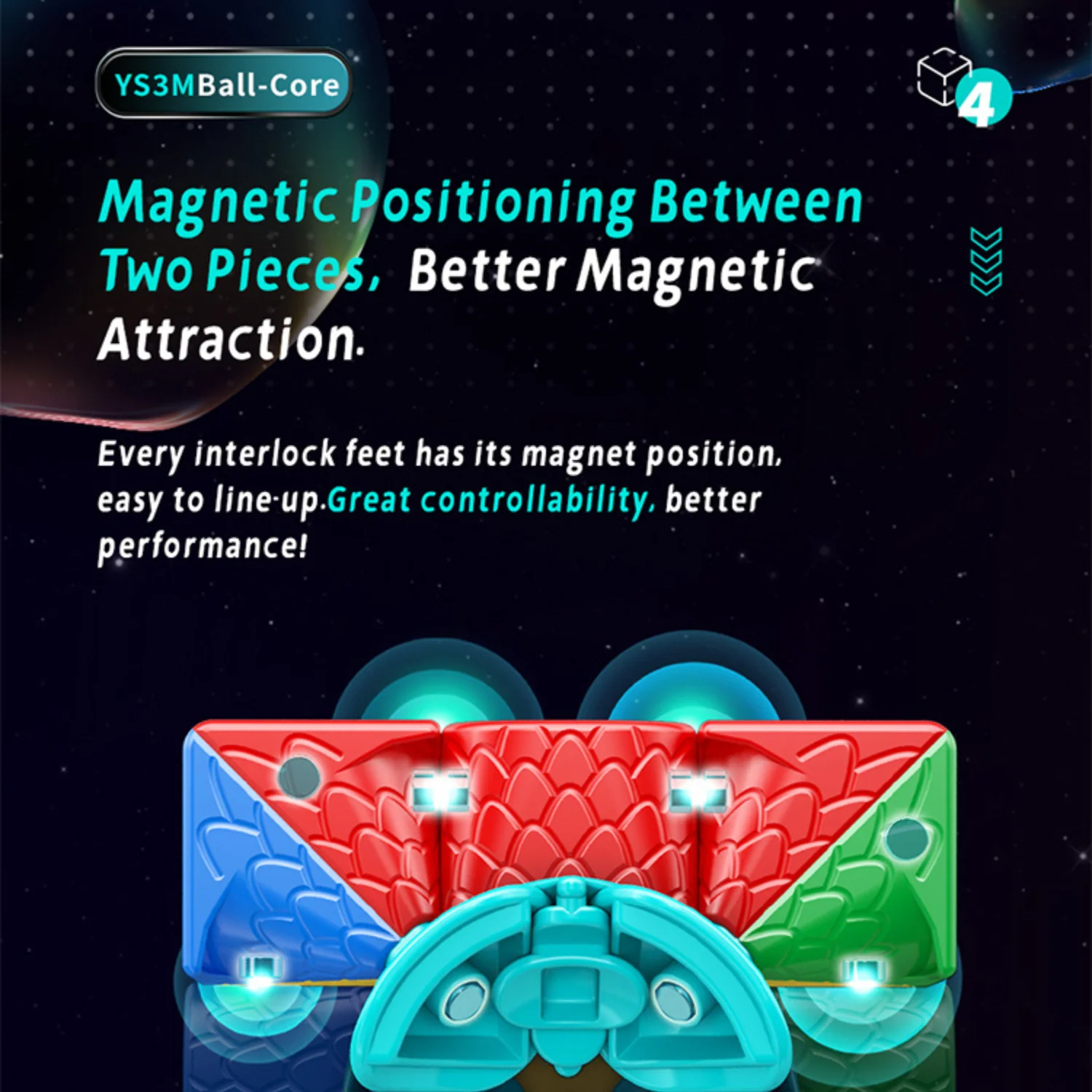 MoYu HuaMeng YS3 M 3x3 (Magnetic) - Image 14