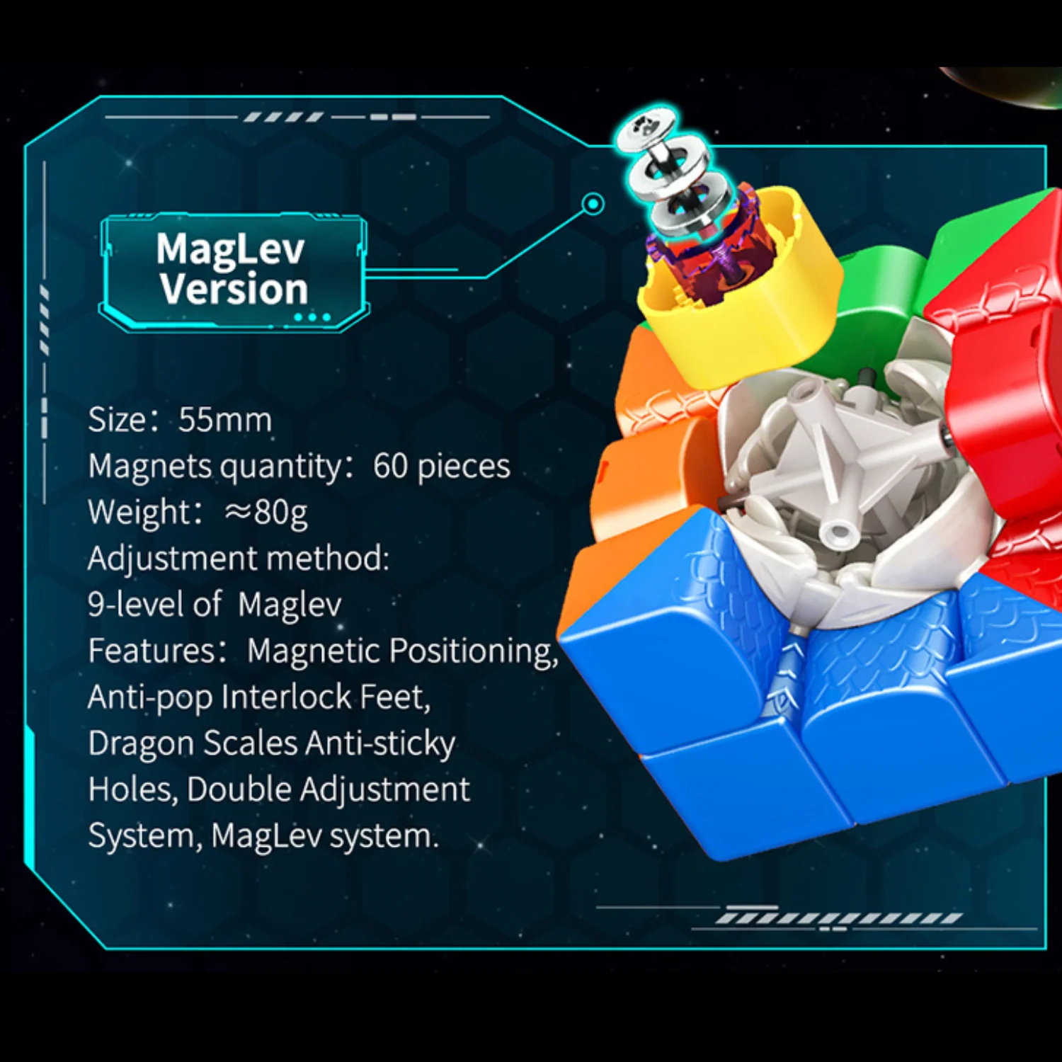 MoYu HuaMeng YS3 M 3x3 (Magnetic) - Image 7