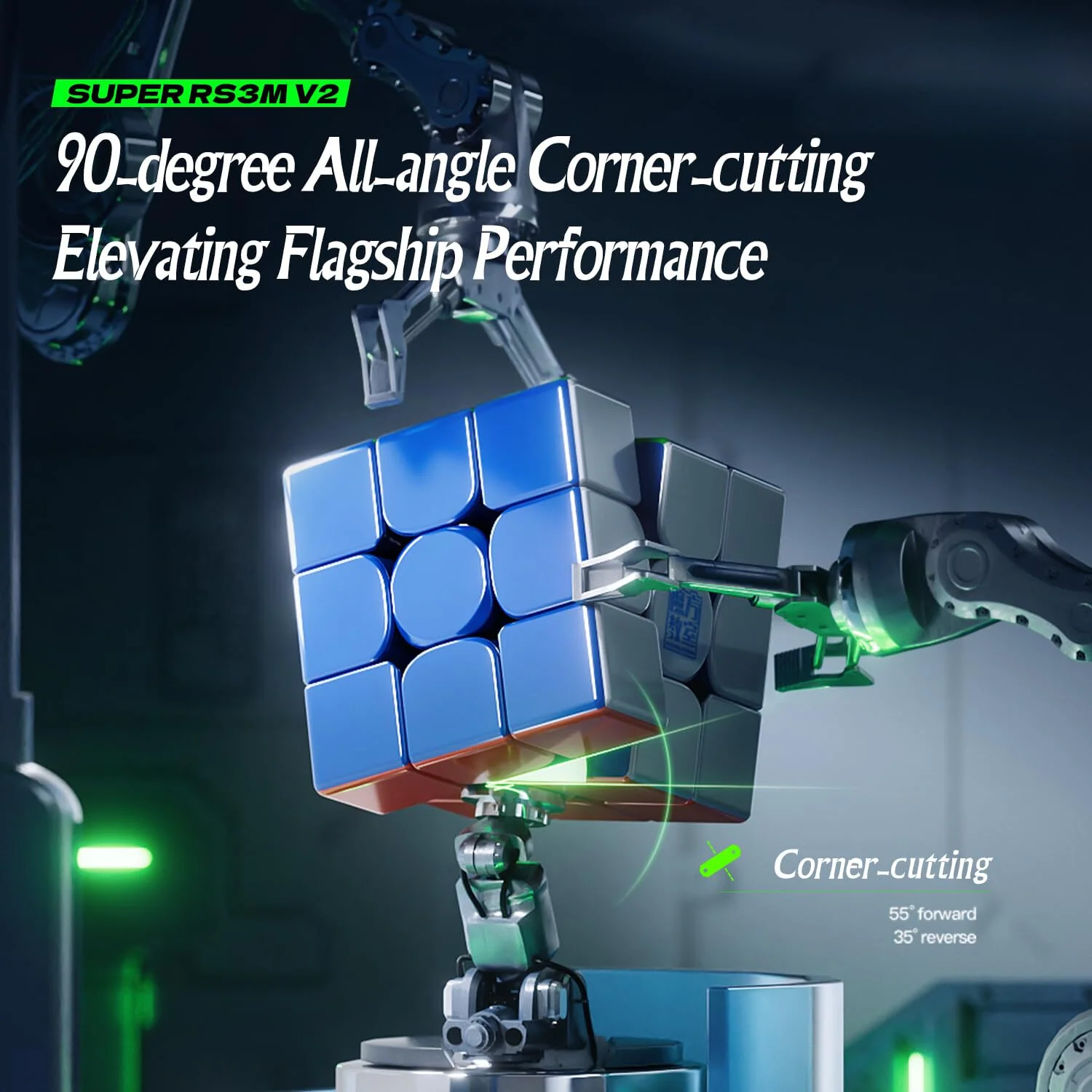 MoYu Super RS3M v2 3x3 Magnetic (Ball-Core + UV Coated) - Image 2