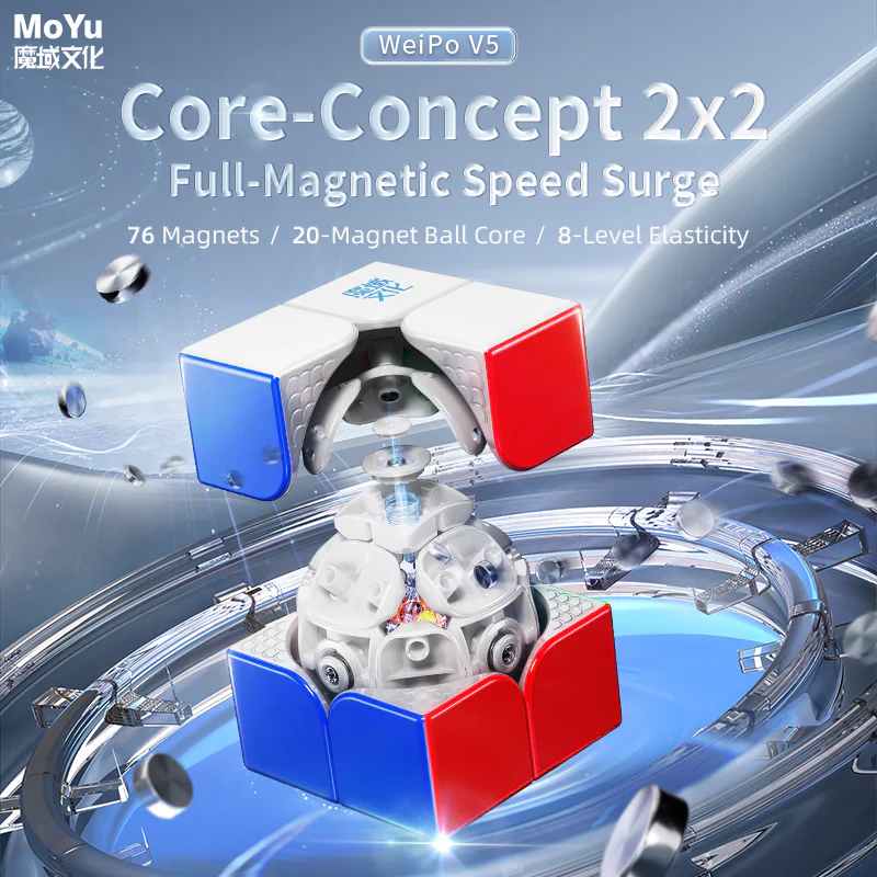 MoYu WeiPo v5 2x2 Ball Core UV (Magnetic) - Image 7