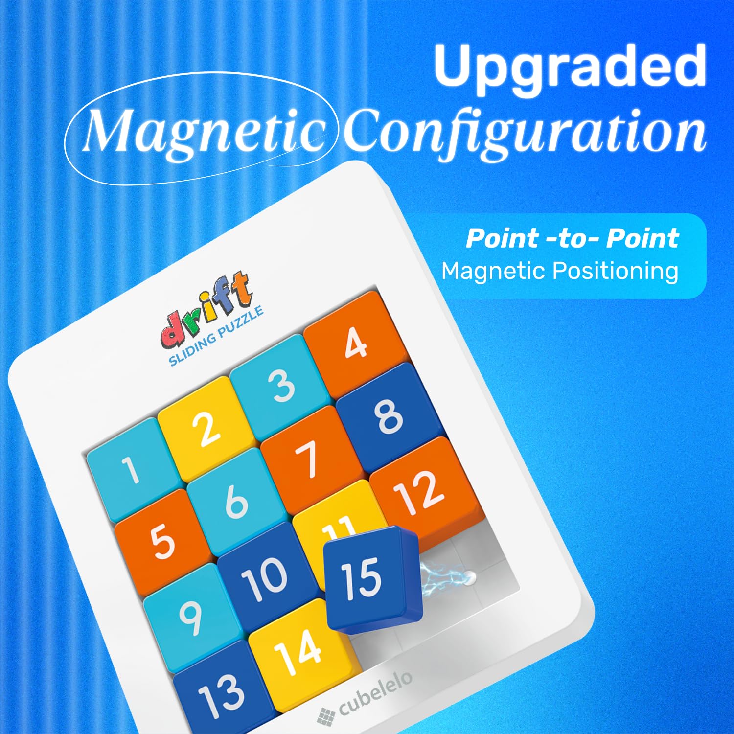 Drift Number Sliding Puzzle 4x4 (Magnetic) - Image 3