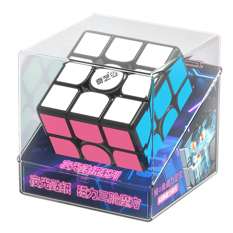 QiYi 3x3 Cube (Magnetic, Fluorescent stickers) - Image 2
