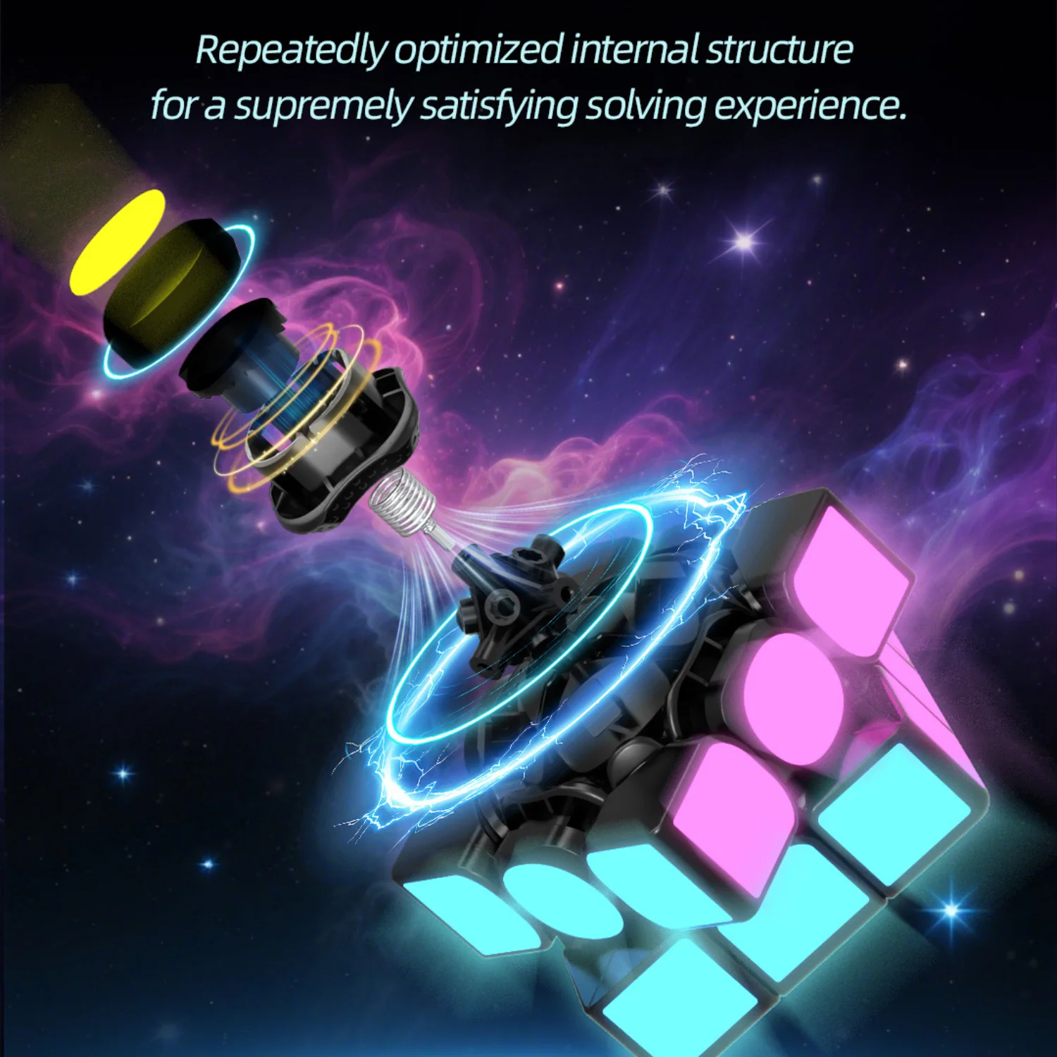 QiYi 3x3 Cube (Fluorescent stickers) - Image 3