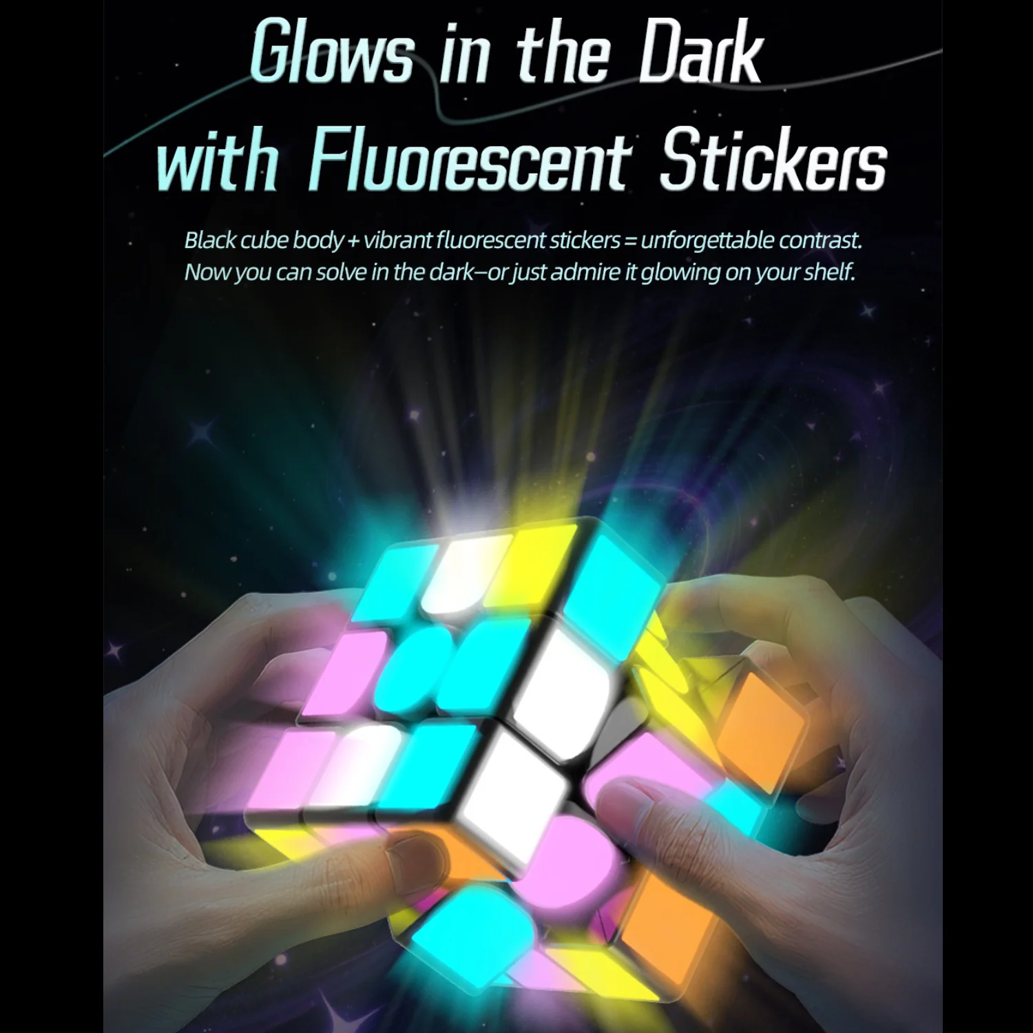 QiYi 3x3 Cube (Fluorescent stickers) - Image 2