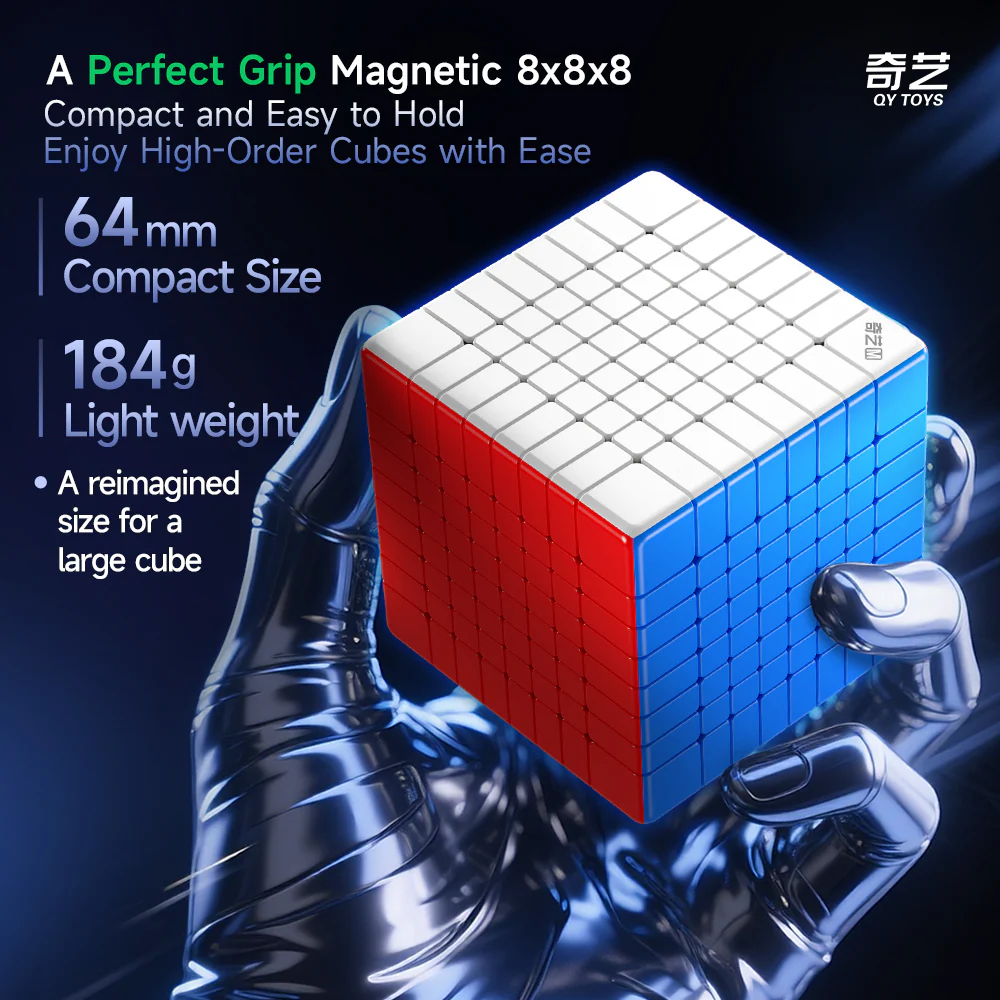 QiYi 8M 8x8 Cube (Magnetic, Ball-Core) - Image 2