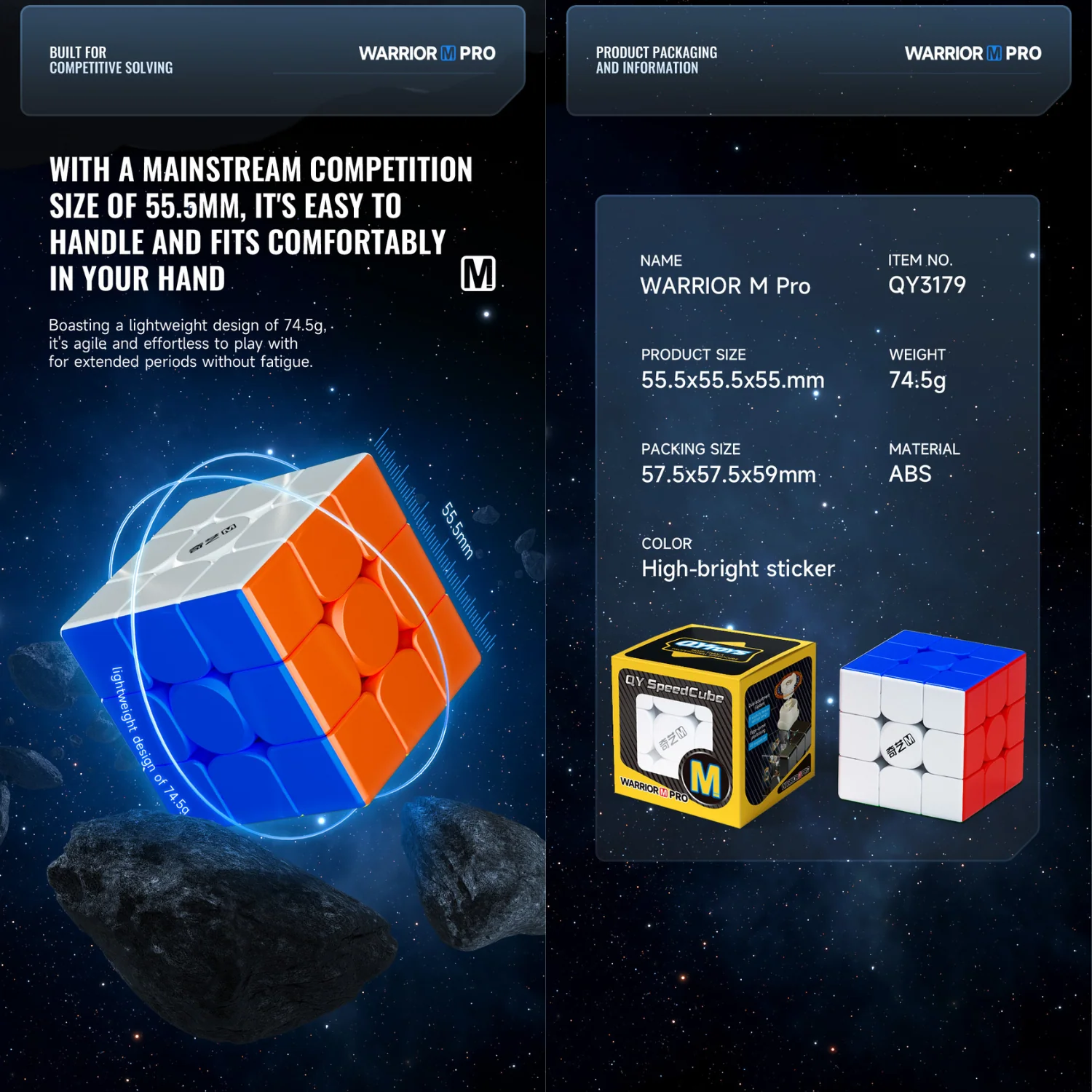 QiYi Warrior M Pro 3x3 (Magnetic) - Image 9