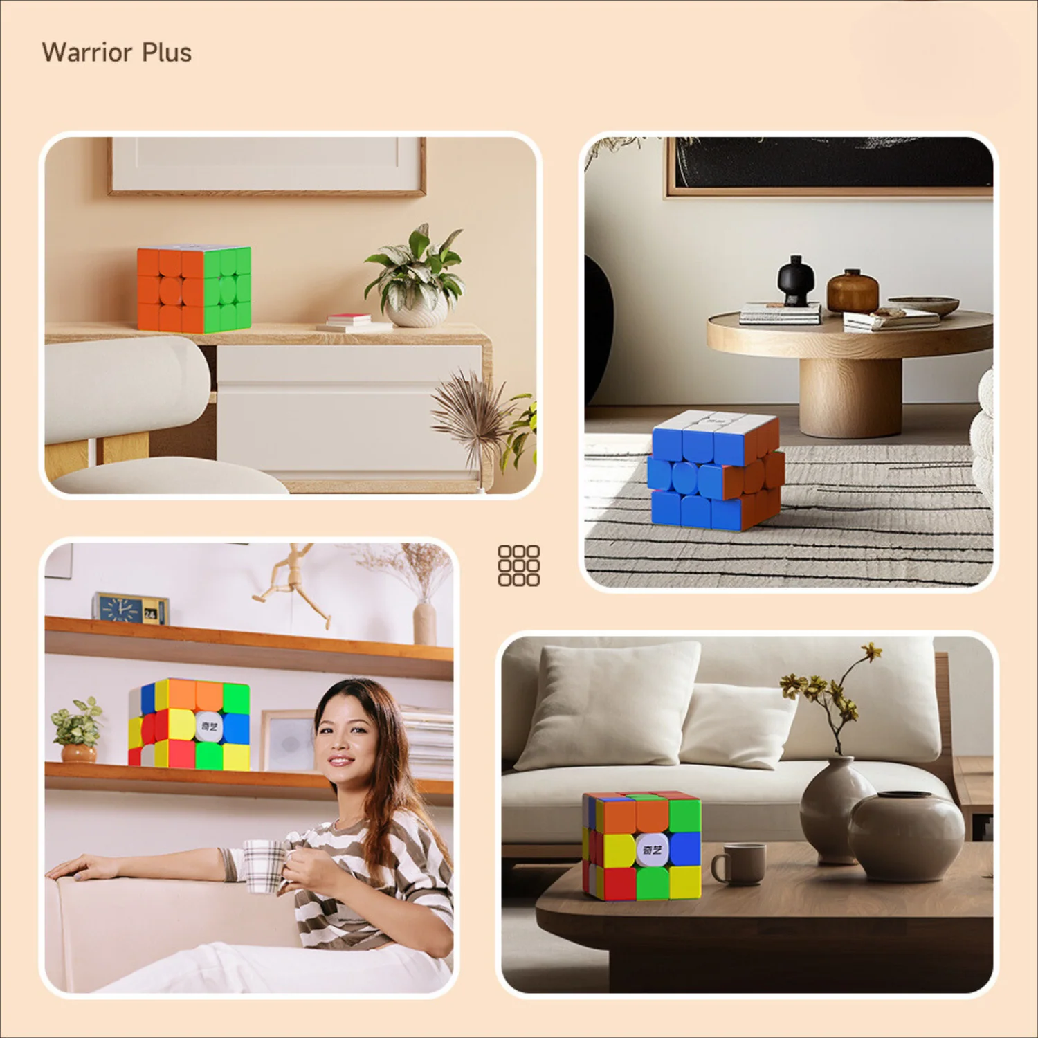 QiYi Warrior Plus 3x3 (18.8 cms) - Image 4