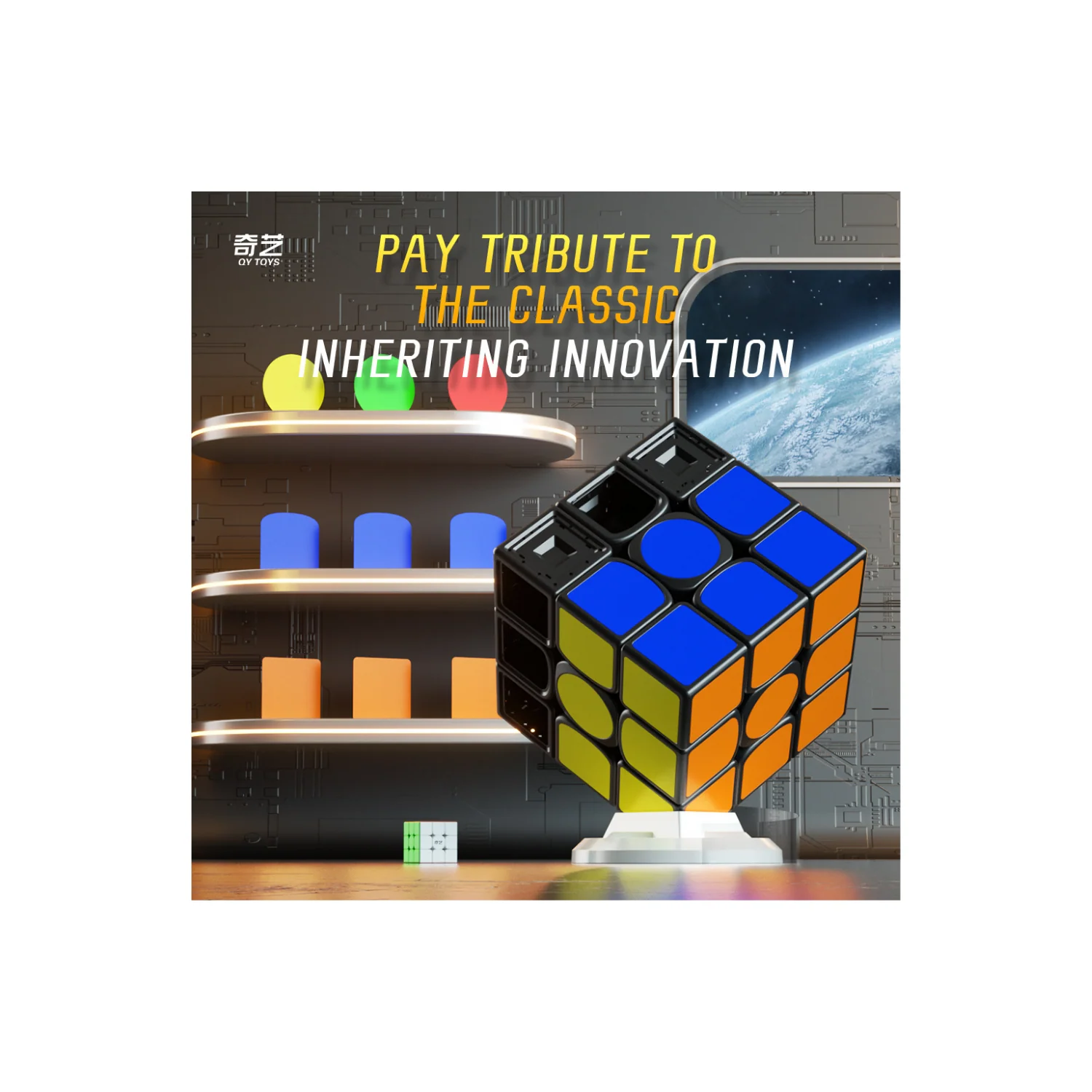 QiYi Warrior Plus Max Box 3x3 (38 cms) - Image 9