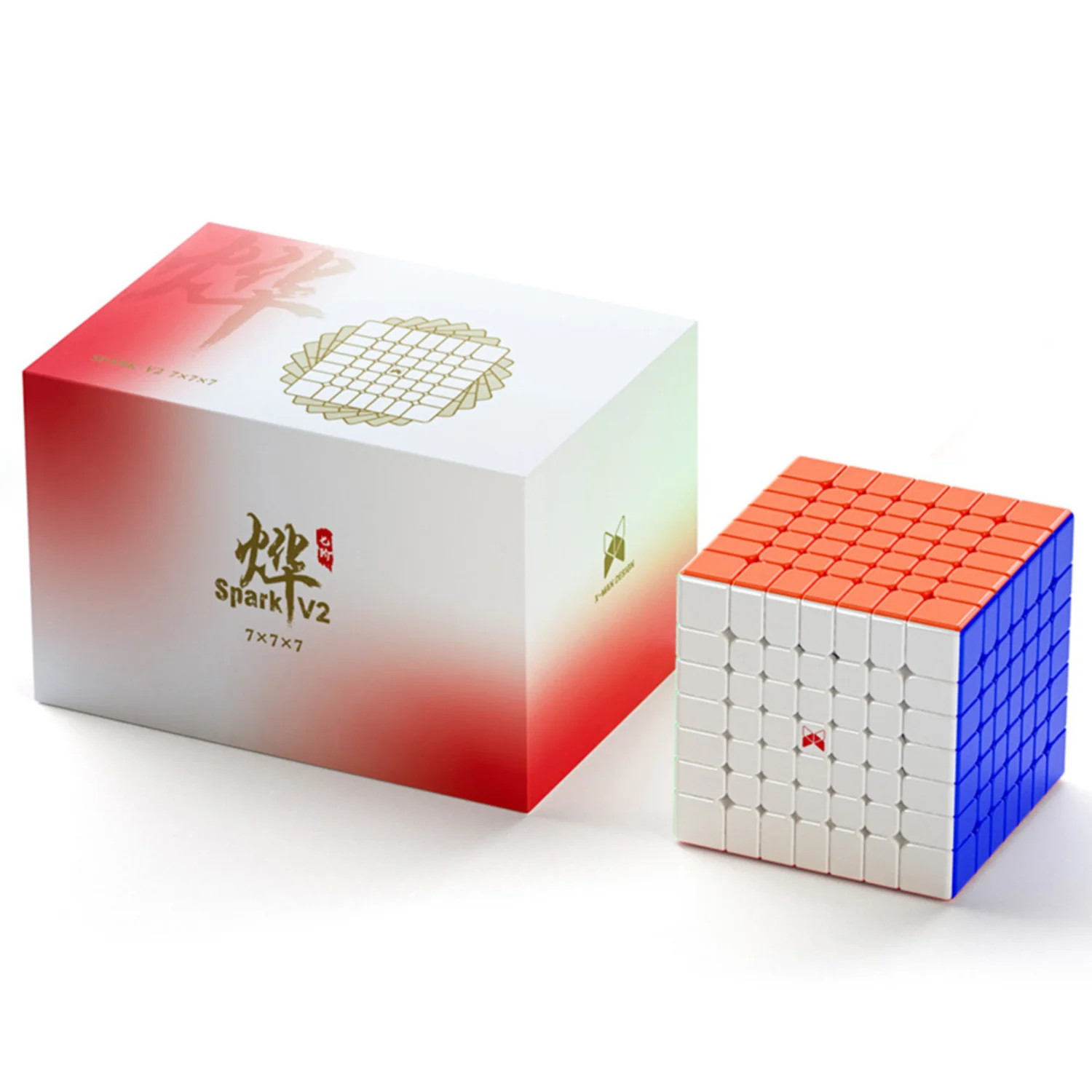 QiYi X-Man Spark v2 M 7x7 (Magnetic) Ball-Core - Image 8