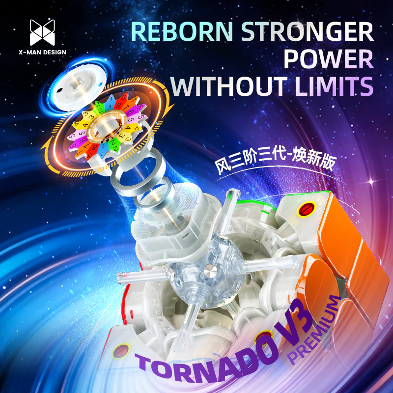 QiYi X-Man Tornado v3 Premium 3x3 (Magnetic)