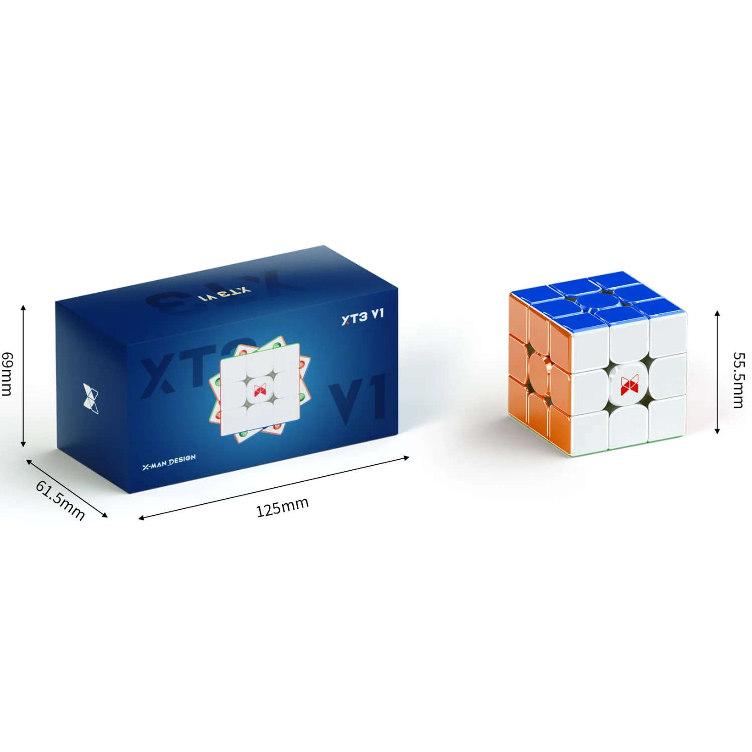 QiYi X-Man XT3 v1 3x3 (Magnetic) - Image 10