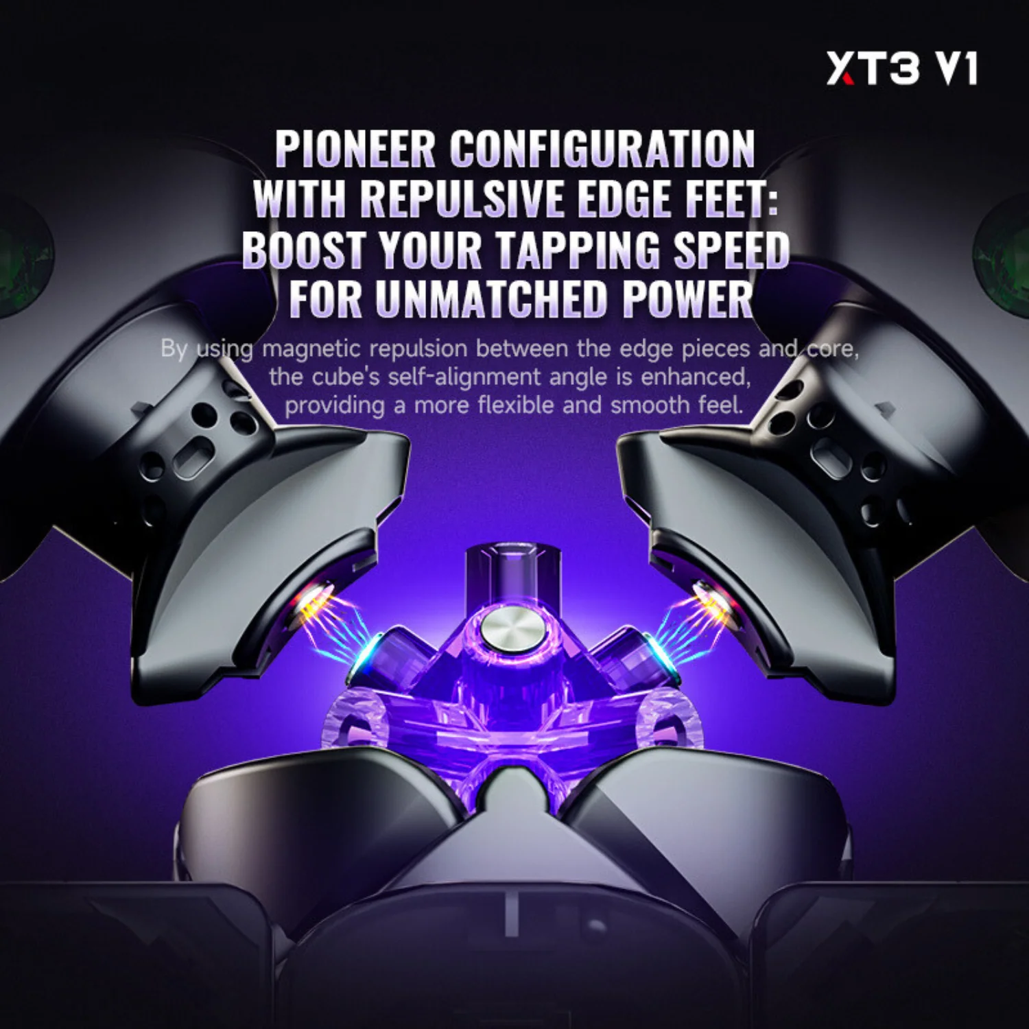 QiYi X-Man XT3 v1 3x3 (Magnetic) - Image 2