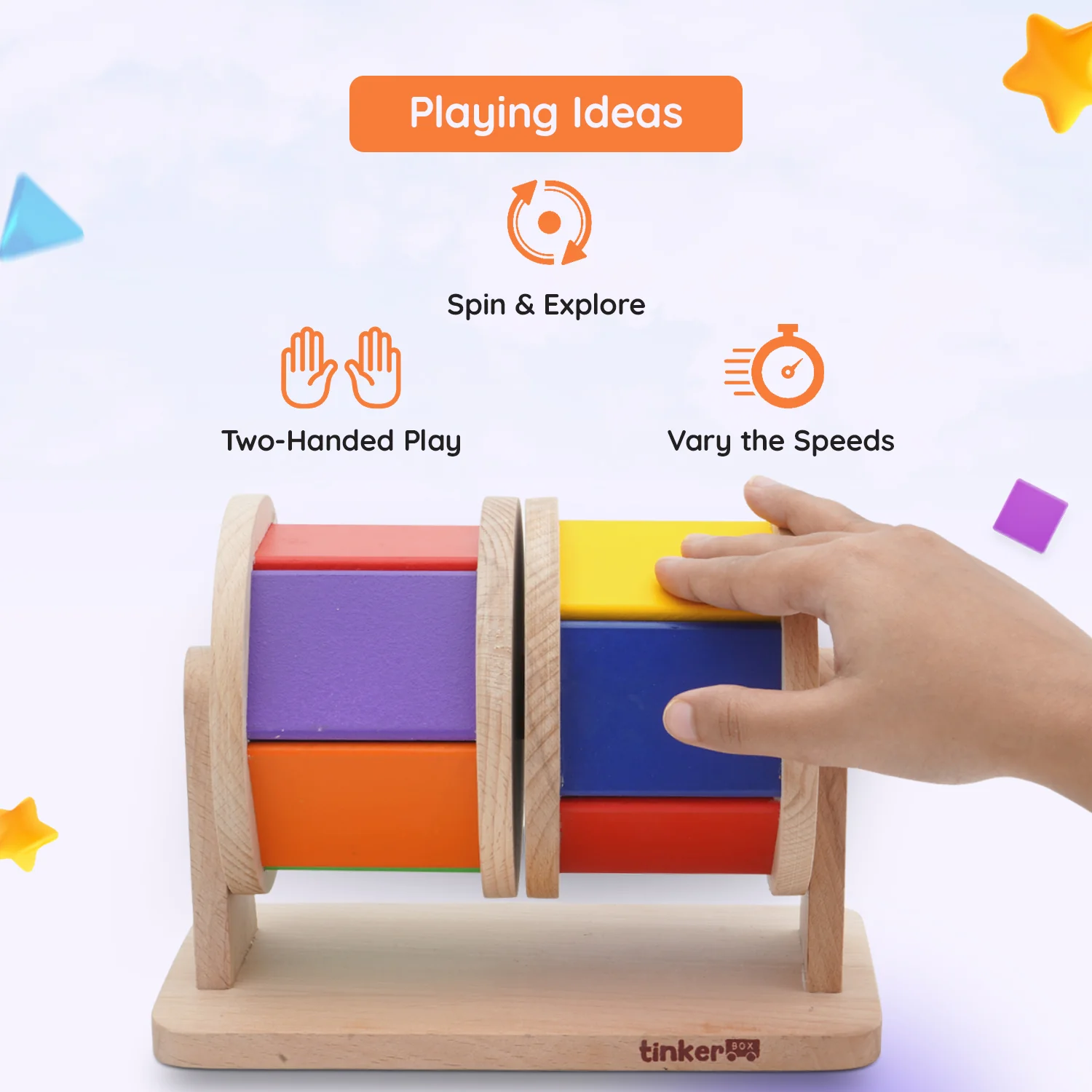 TinkerBox Double Spinning Drum - Image 3