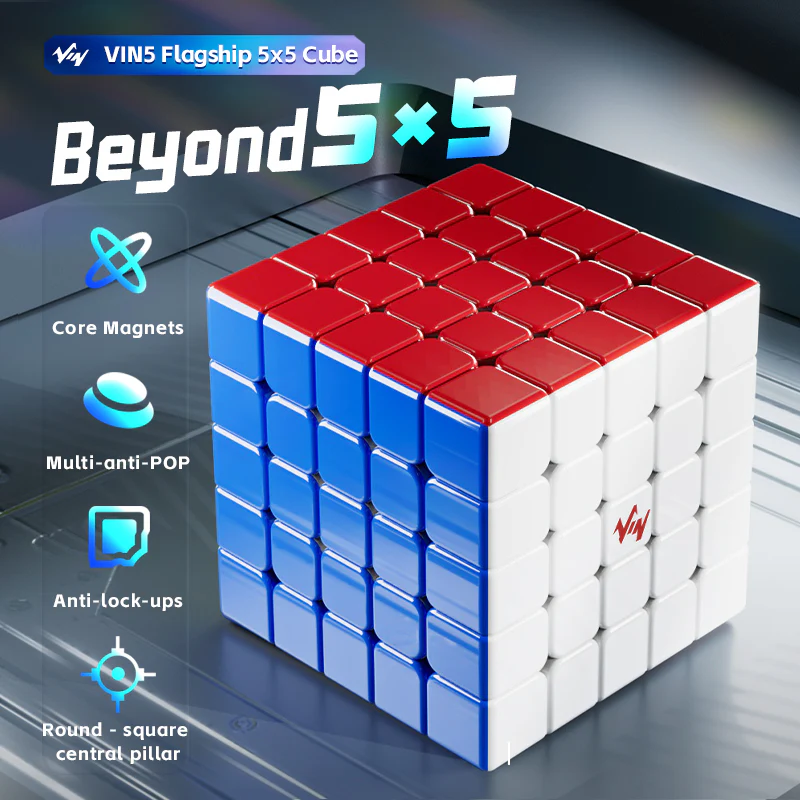 Vin Cube 5x5 Magnetic Speed Cube - Image 8