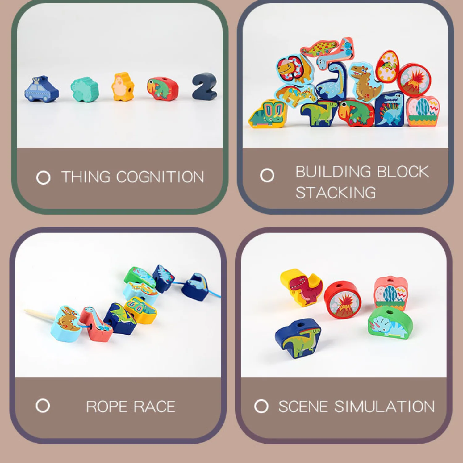 Wooden Beads Lacing Game - Image 3