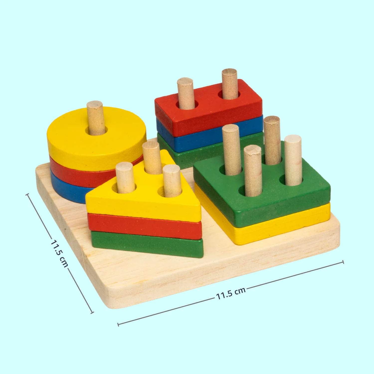 Wooden Column Stacking Blocks - Image 7