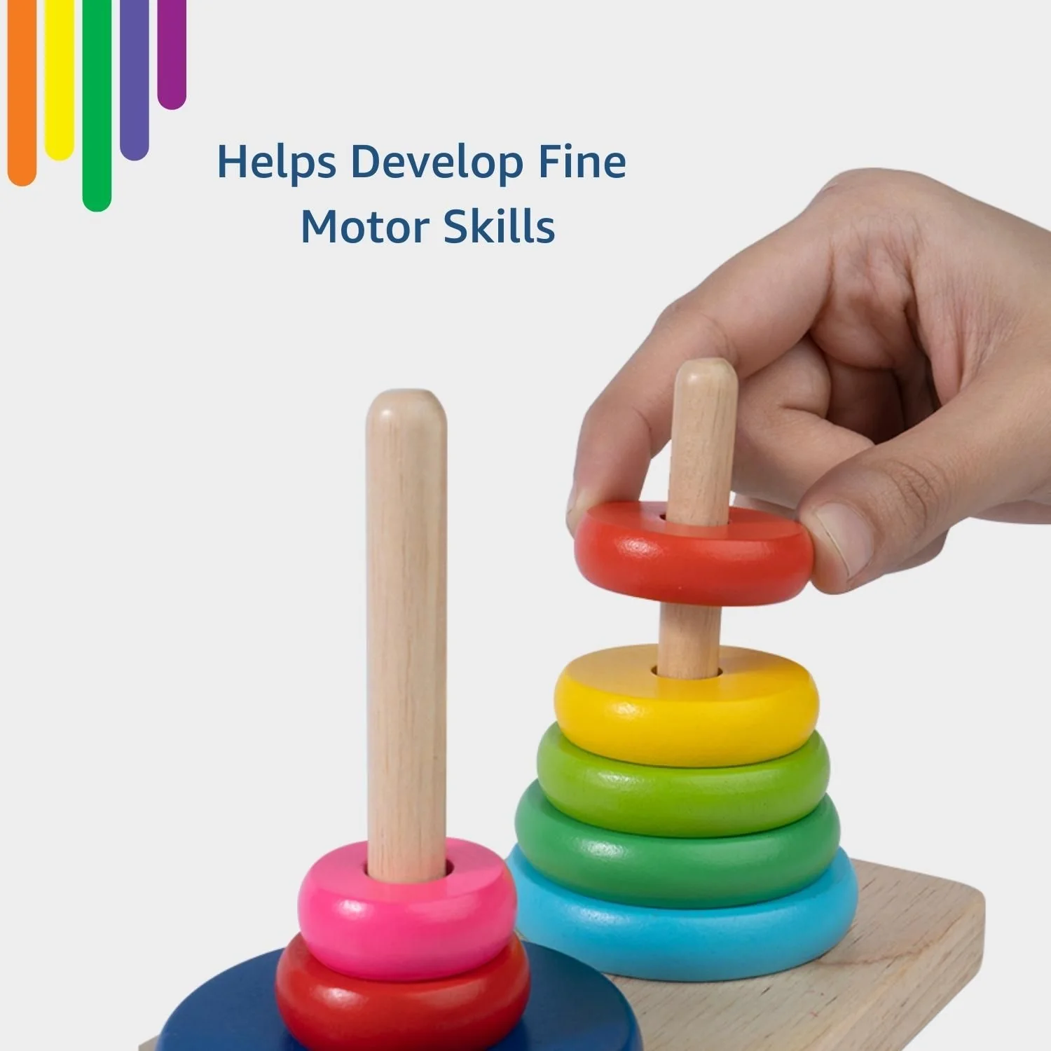 Wooden Rainbow Tower - Image 5