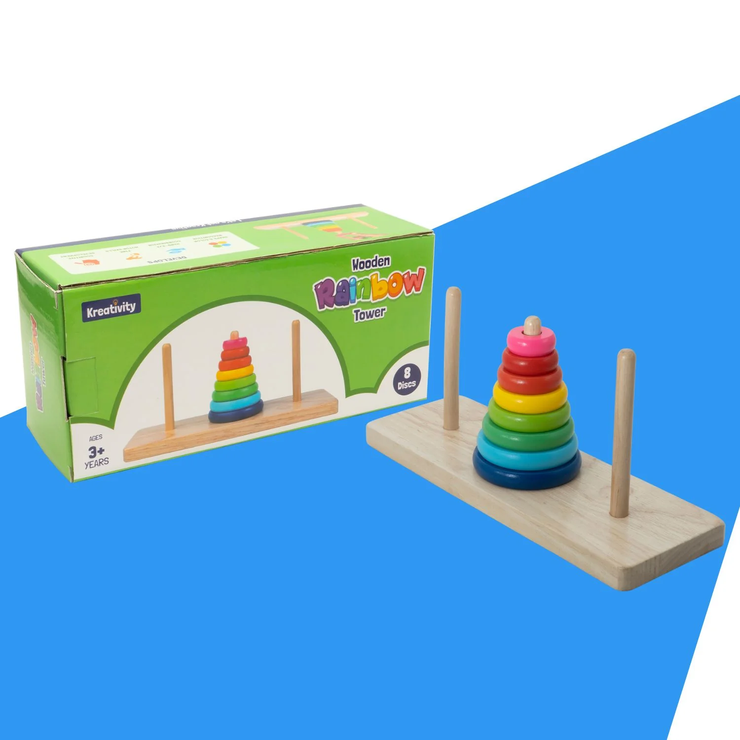 Wooden Rainbow Tower - Image 8