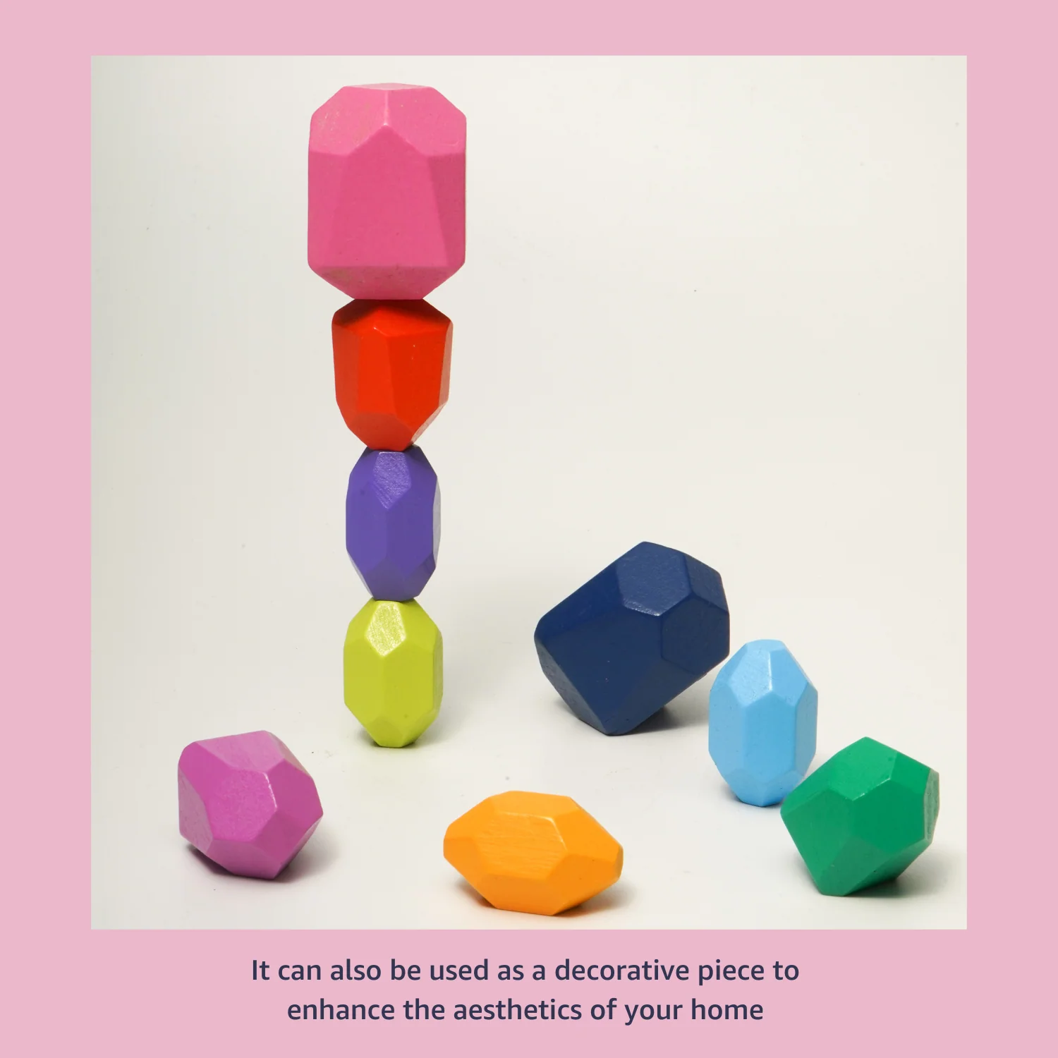 Wooden Stone Building Blocks - Image 6