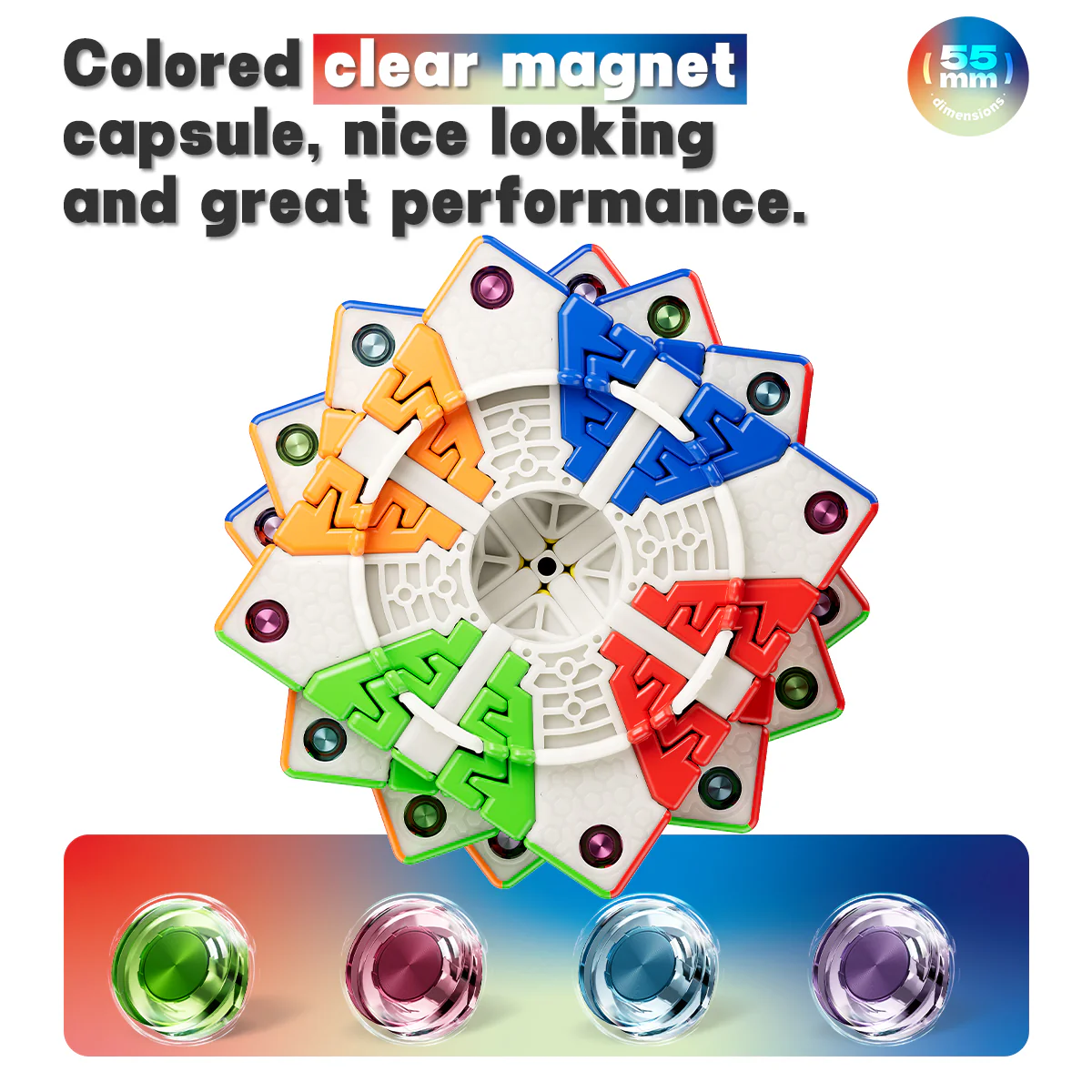 YJ Pocket Cube 7x7 Mini (Magnetic) - Image 3